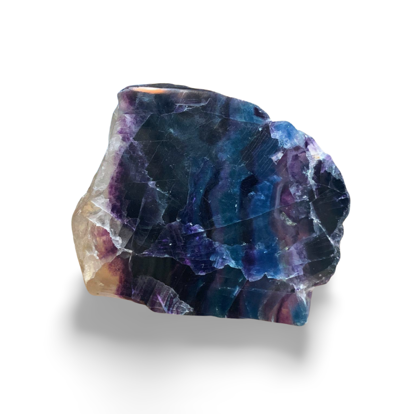 BLUE & PURPLE FLUORITE SLAB