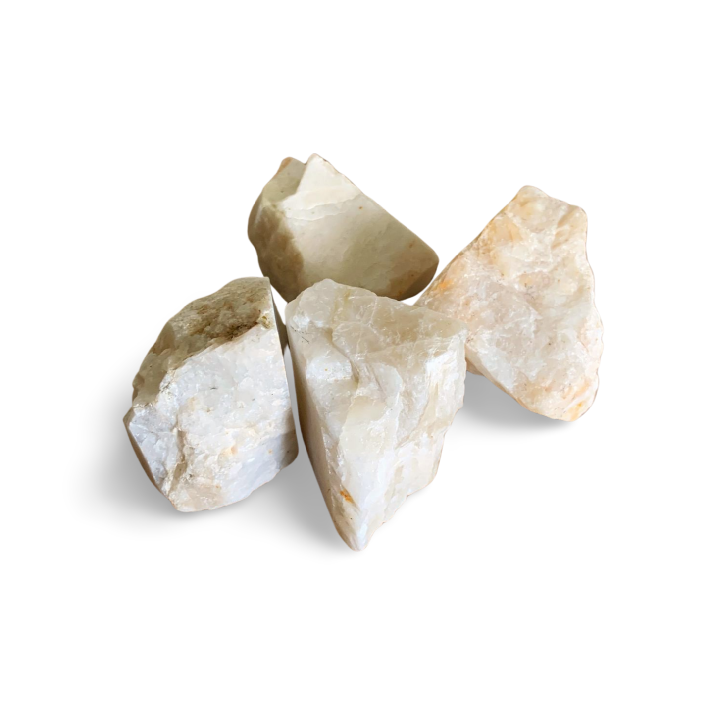 RAW WHITE MOONSTONE CHUNKS