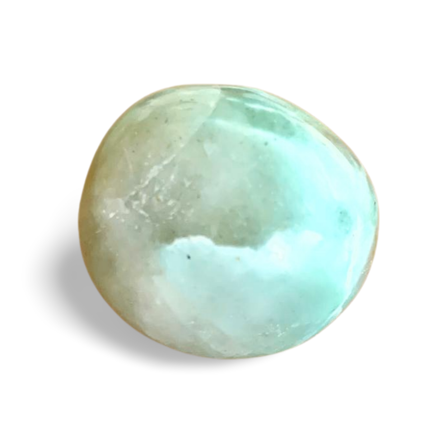 GREEN MOONSTONE / GARNIERITE LARGE TUMBLE