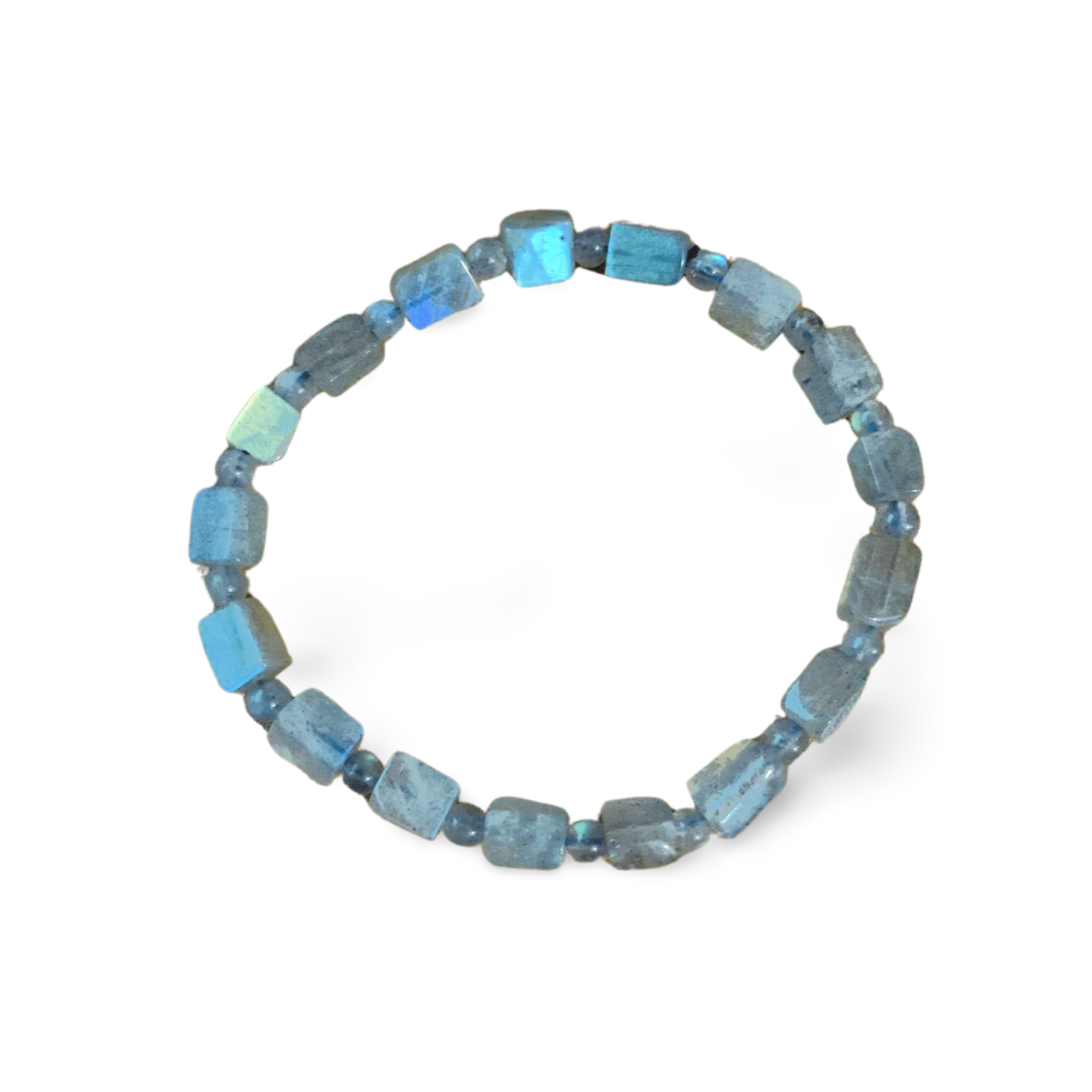 GEM QUALITY LABRADORITE FREEFORM BRACELET