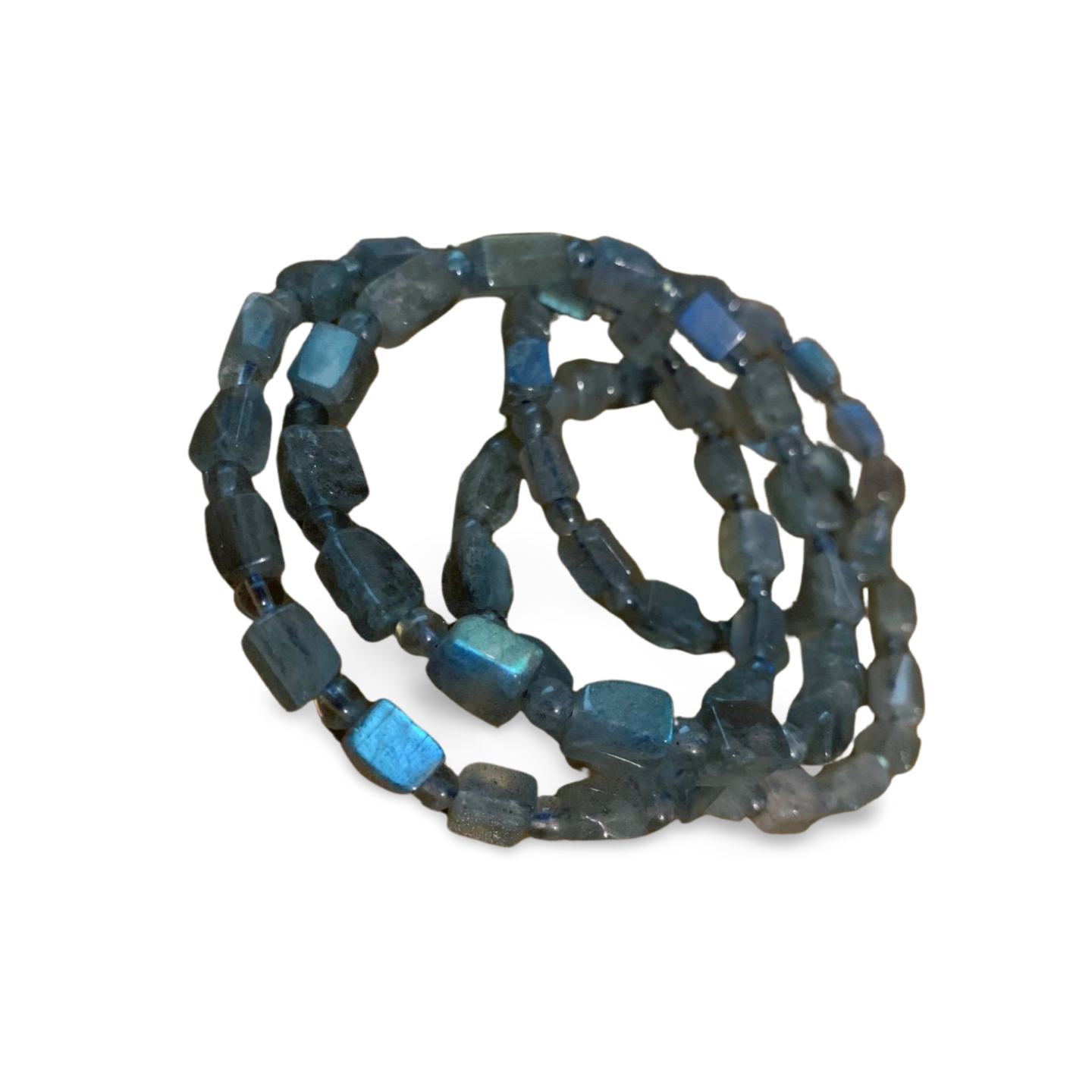 GEM QUALITY LABRADORITE FREEFORM BRACELET