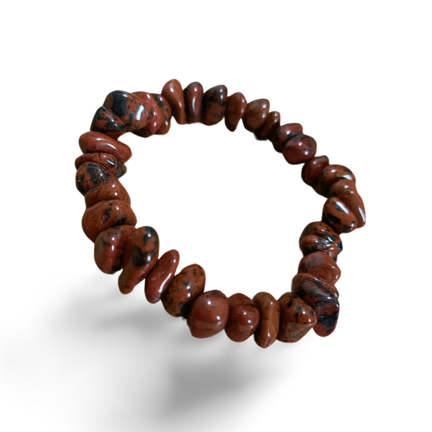 MAHOGANY OBSIDIAN FREEFORM BRACELET