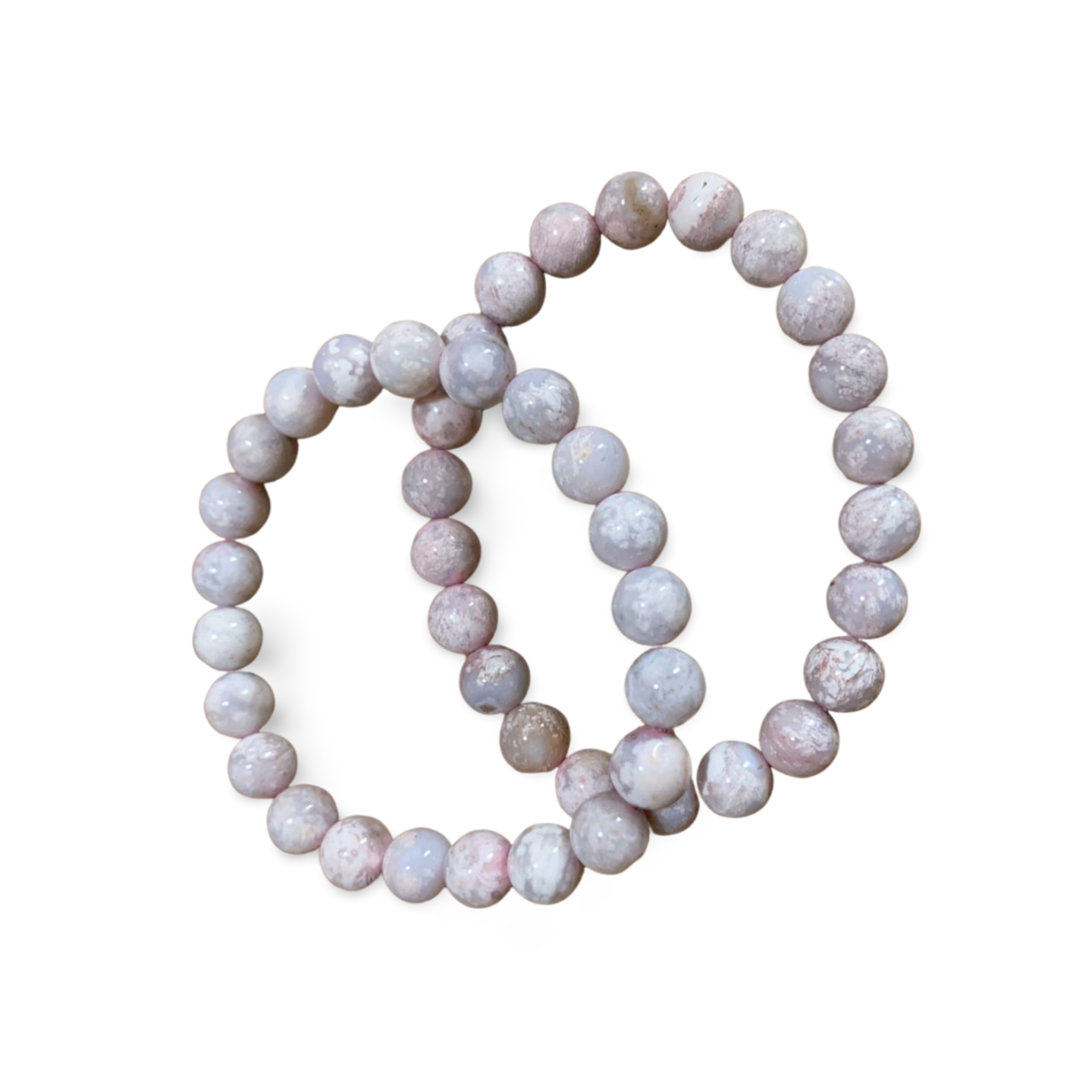 HIGH QUALITY PINK OCEAN JASPER BEADED BRACELET