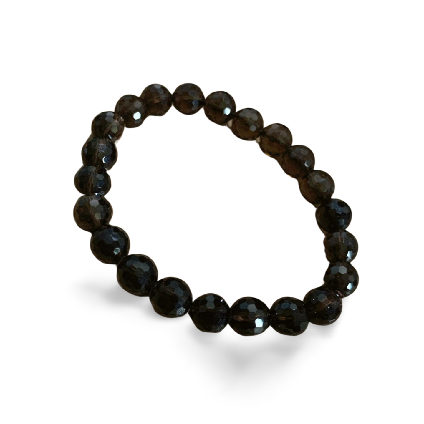 FACETED SMOKY QUARTZ BRACELET