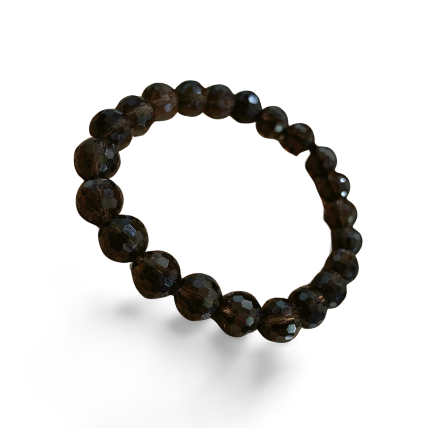 FACETED SMOKY QUARTZ BRACELET