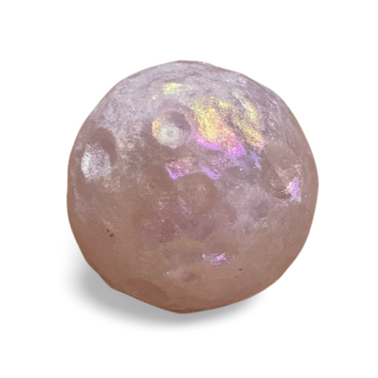 AURA ROSE QUARTZ MOON SPHERE