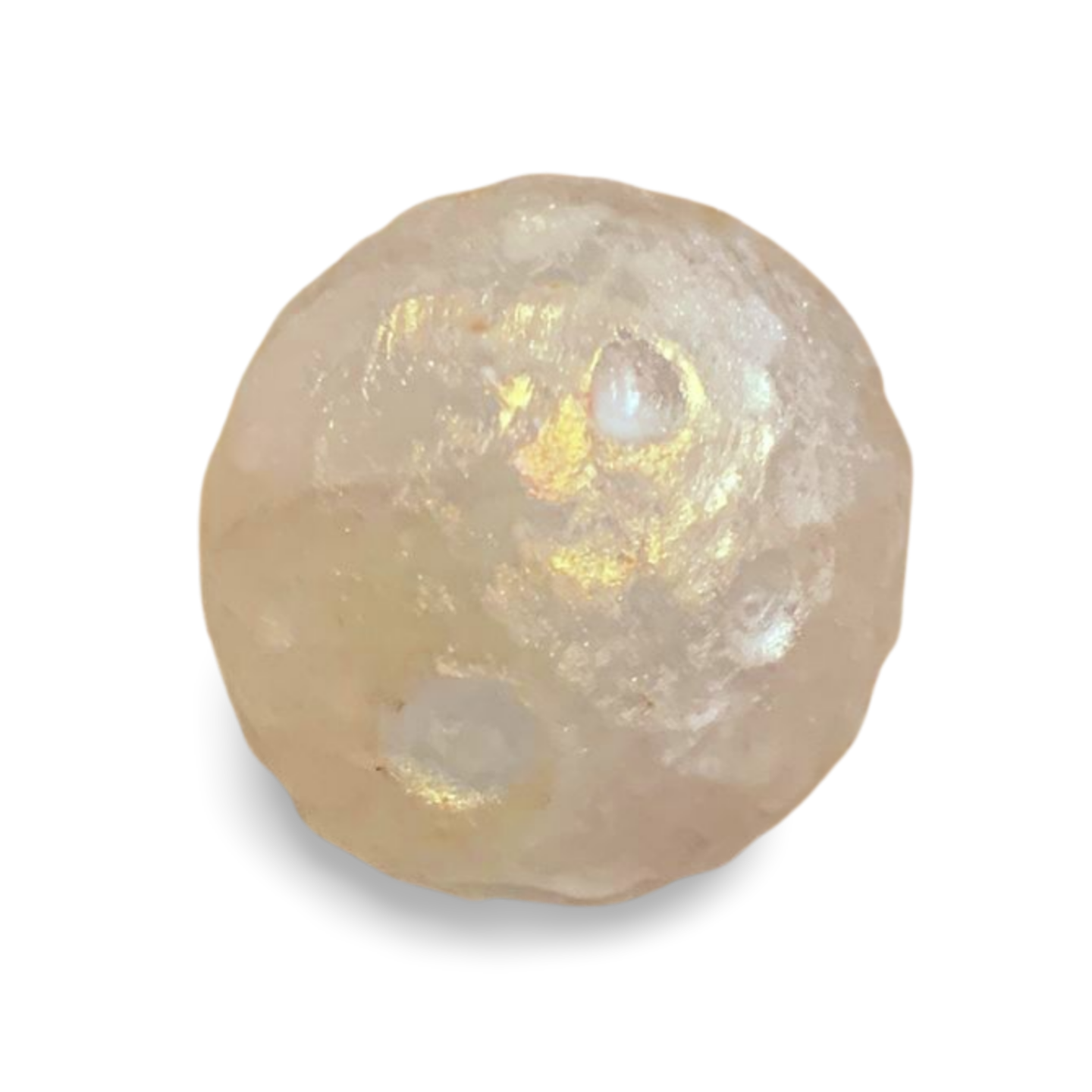 AURA CLEAR QUARTZ MOON SPHERE