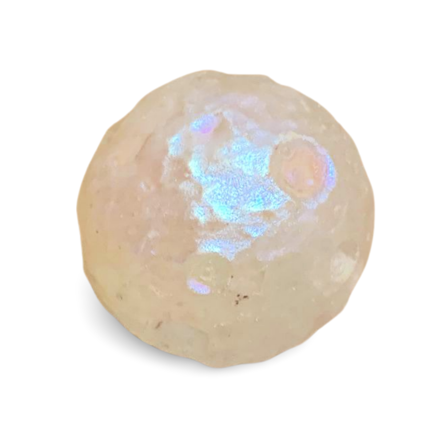 AURA CLEAR QUARTZ MOON SPHERE