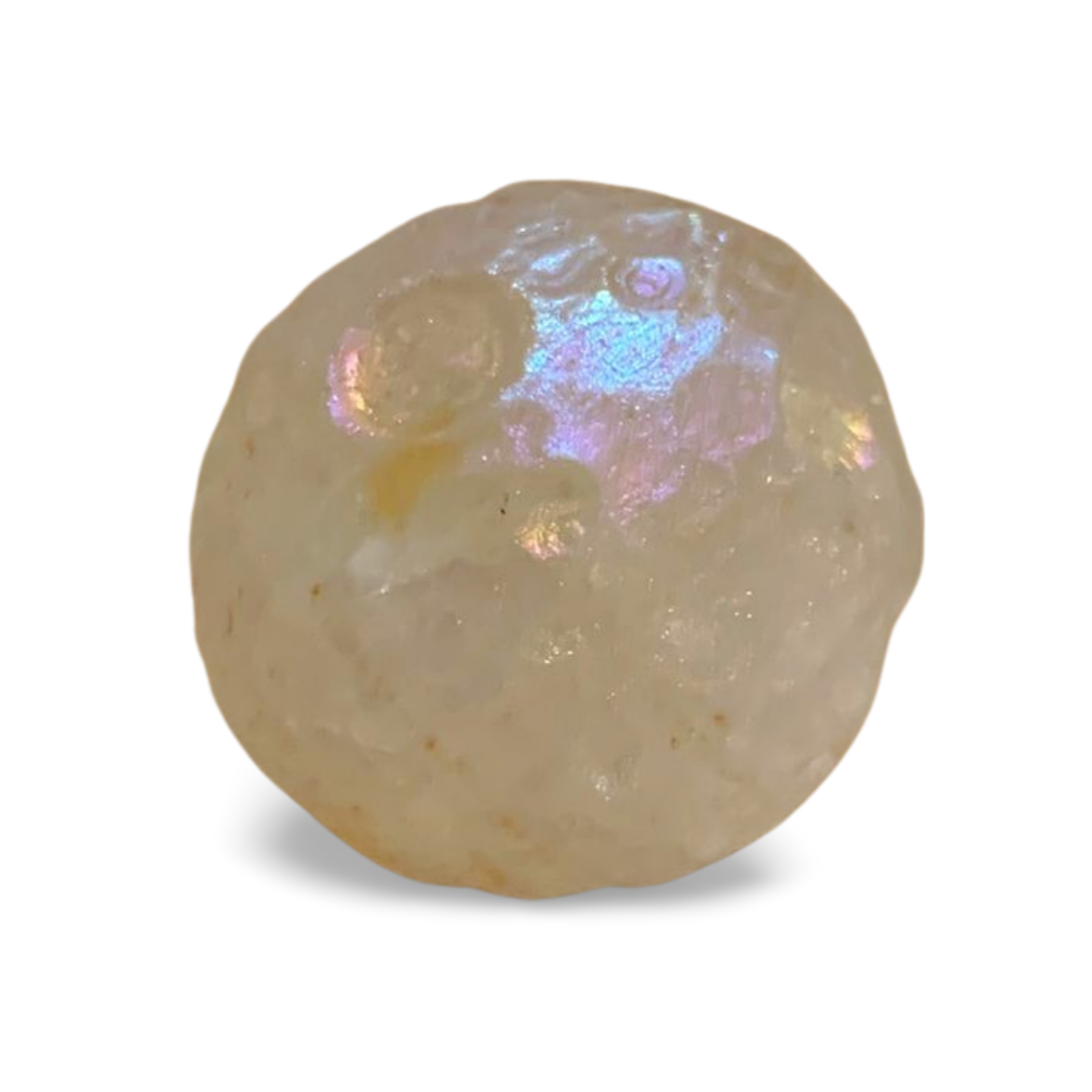 AURA CLEAR QUARTZ MOON SPHERE