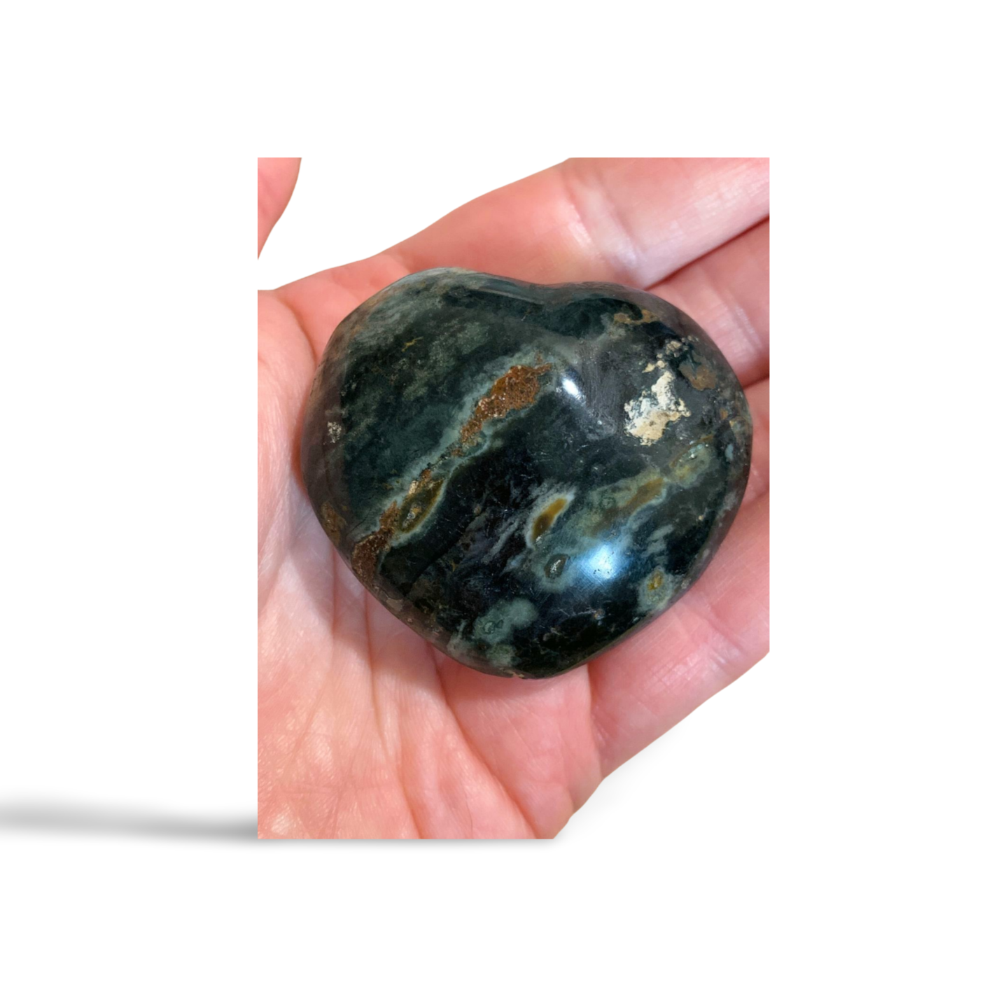 GREEN OCEAN JASPER HEART