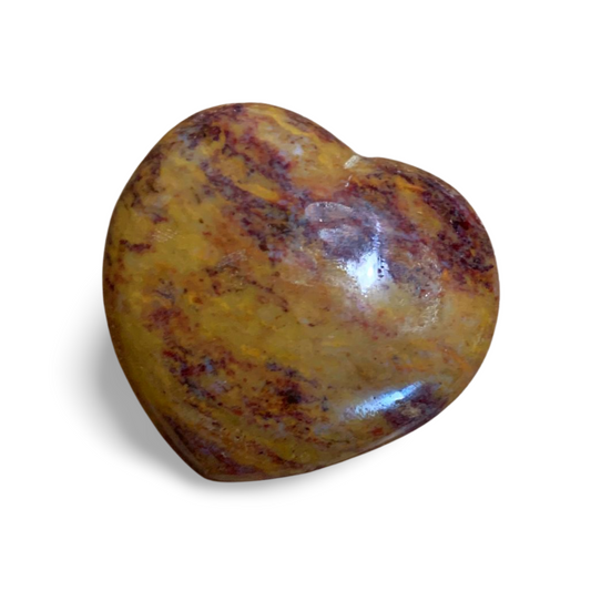 YELLOW RED OCEAN JASPER HEART