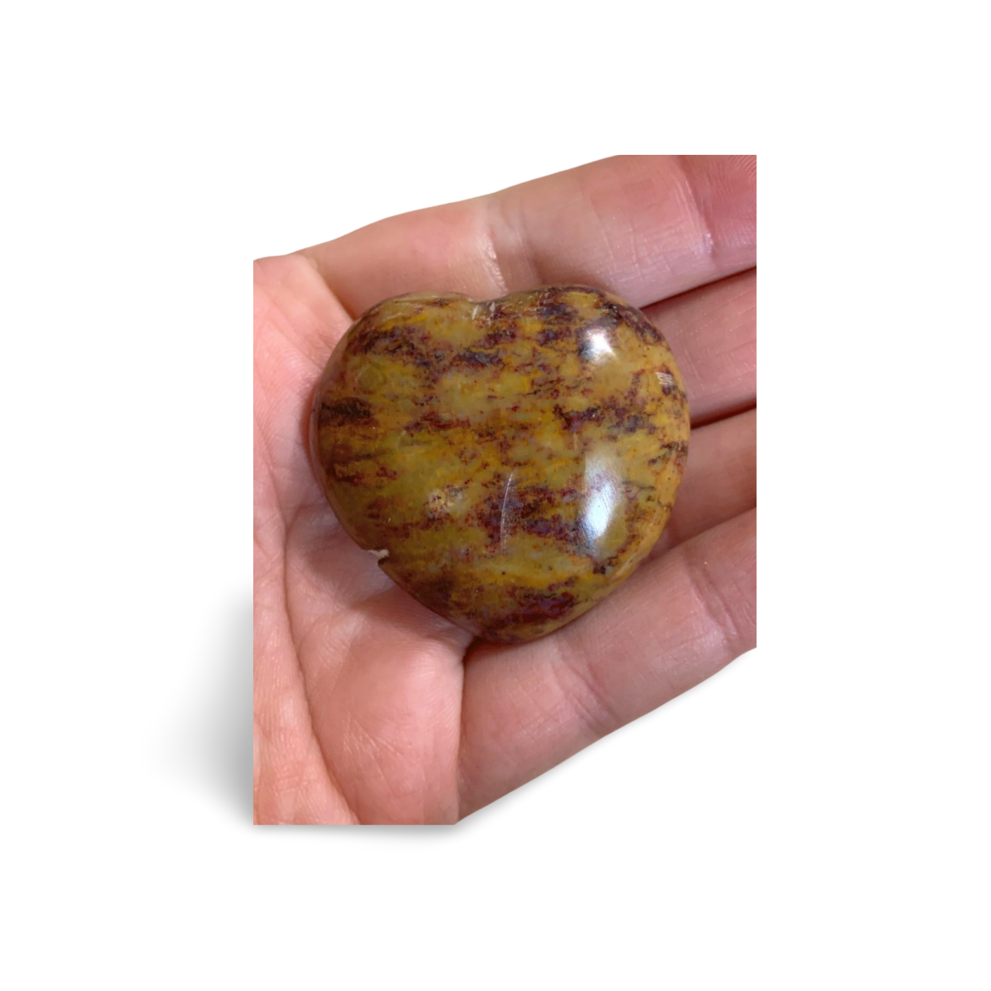 YELLOW RED OCEAN JASPER HEART