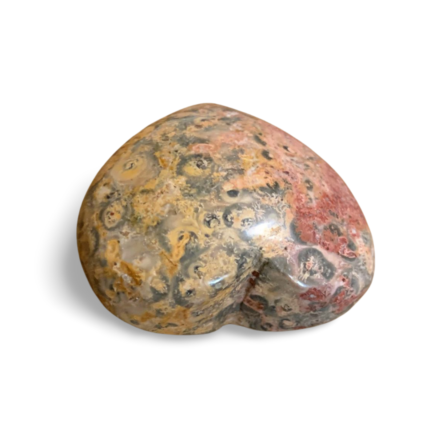 LEOPARDSKIN JASPER HEART