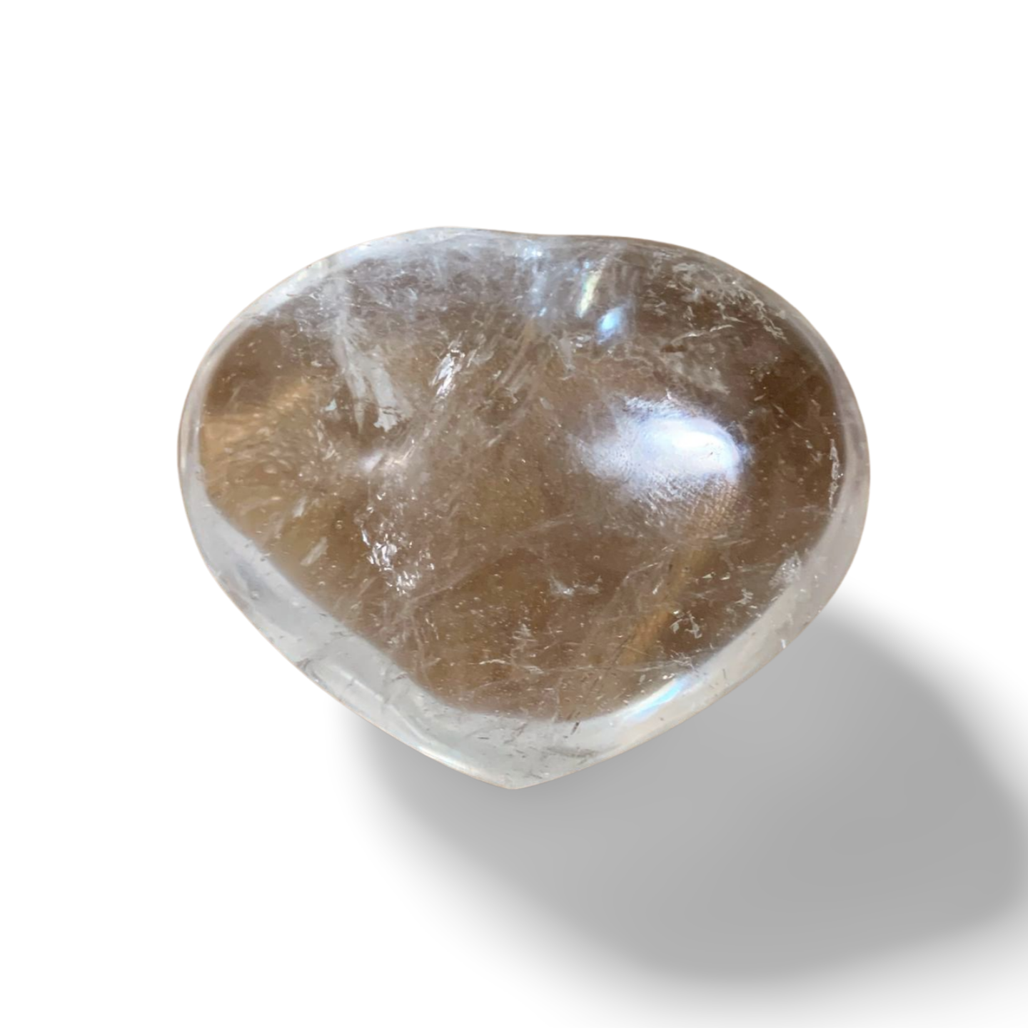 HIGH GRADE CLEAR QUARTZ LARGE HEART