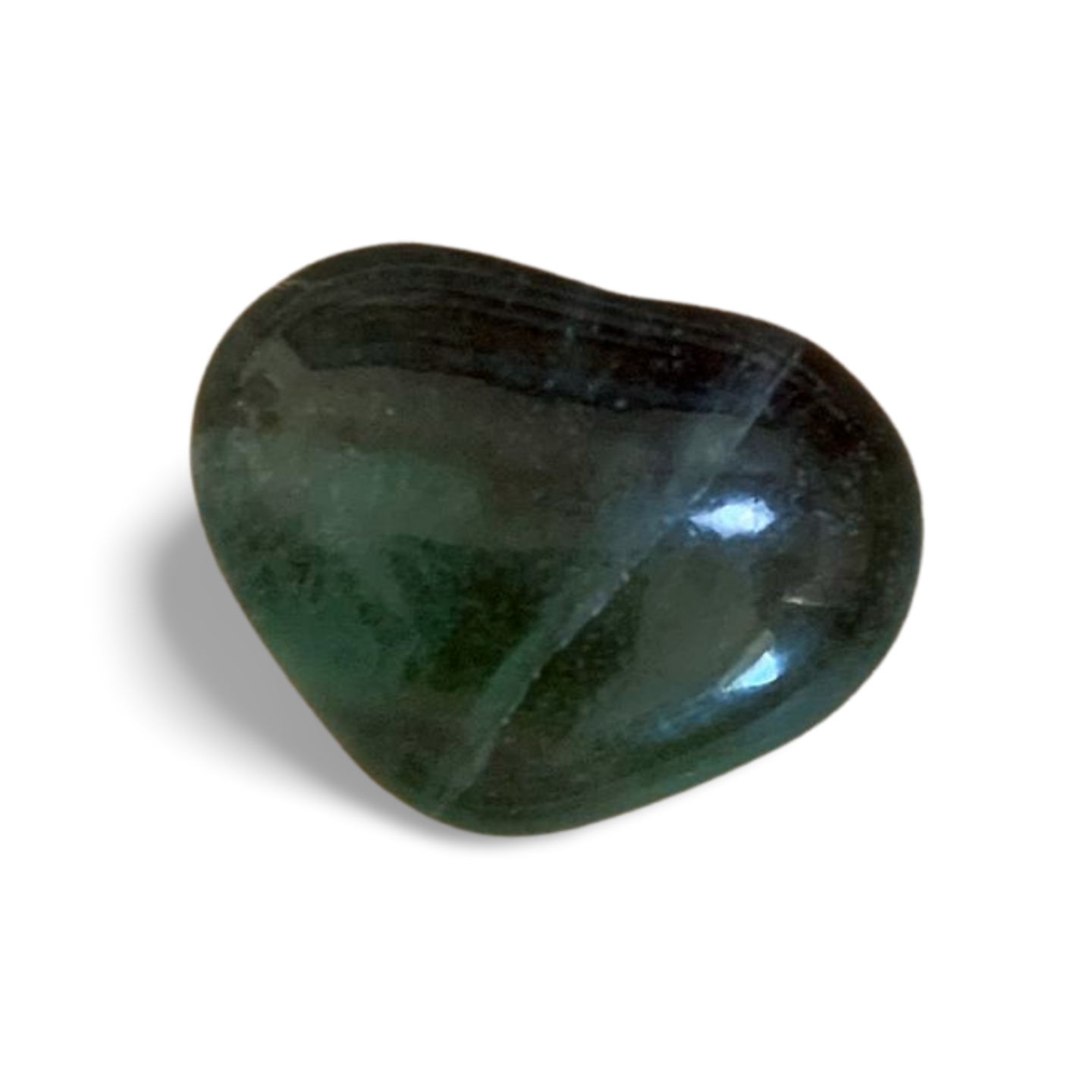 GREEN FLUORITE HEART