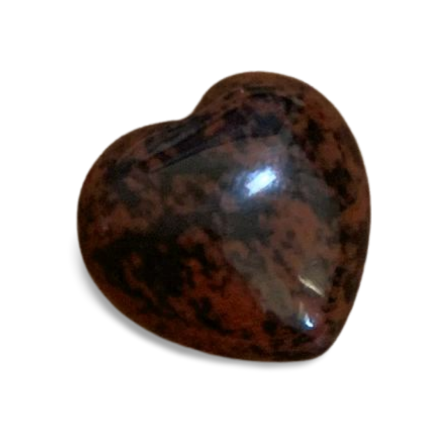 MAHOGANY OBSIDIAN MINI HEART