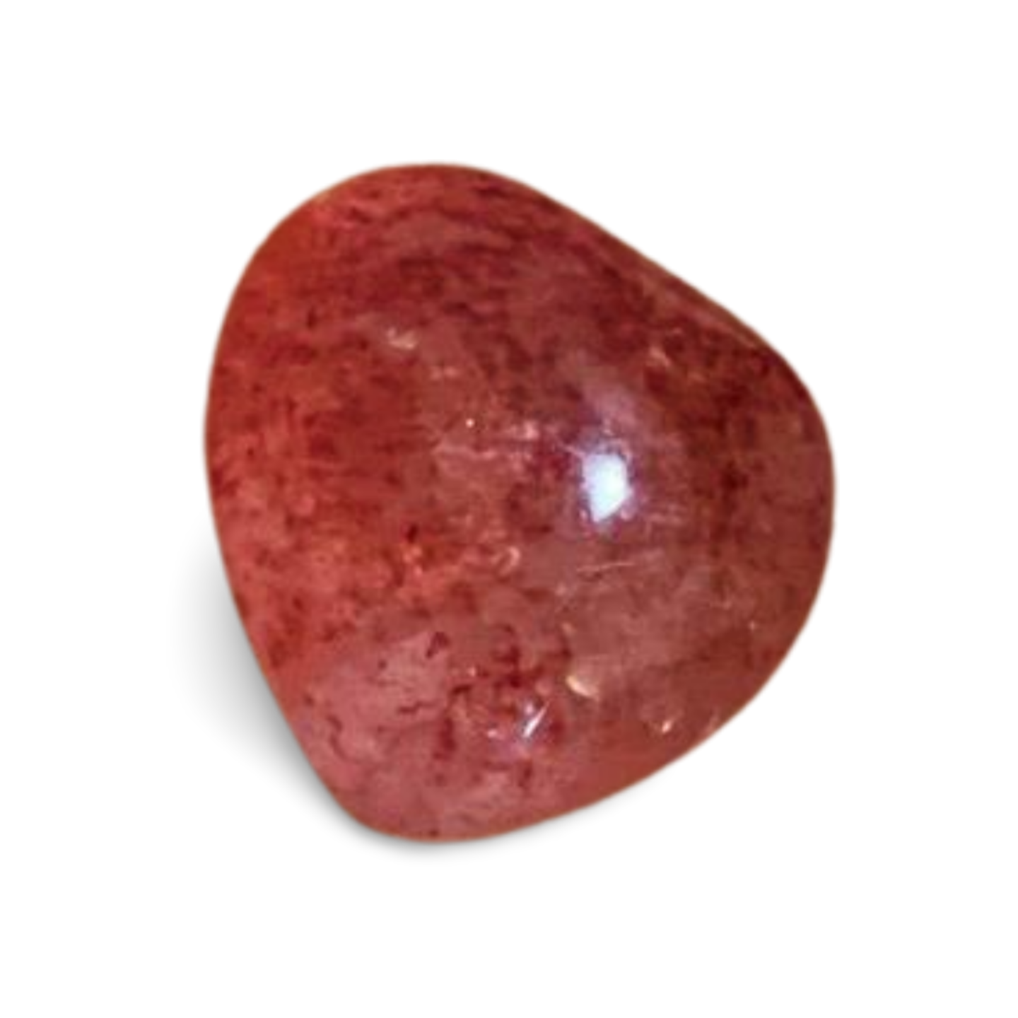 HIGH QUALITY STRAWBERRY QUARTZ MINI HEART