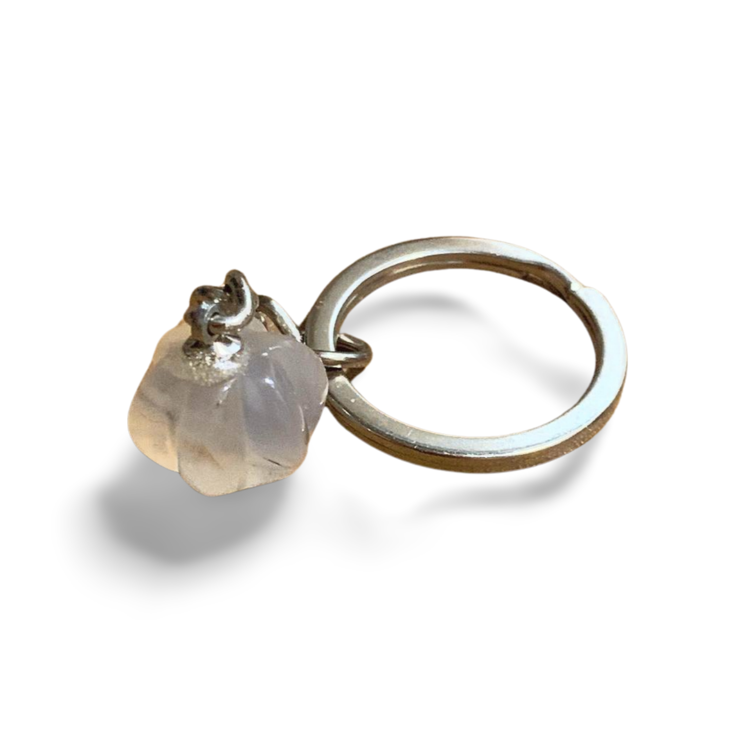 CHALCEDONY PUMPKIN KEYRING