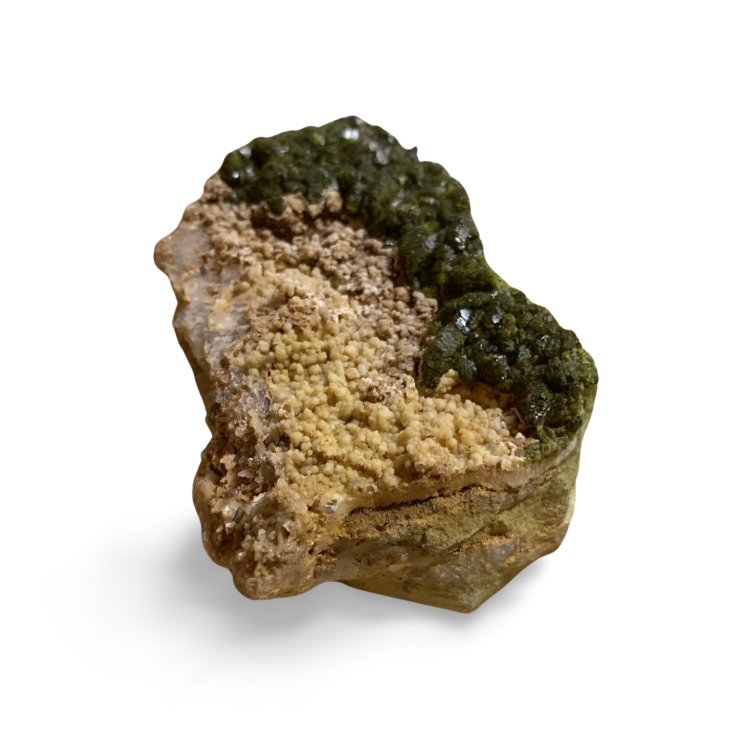 ANATOLIAN EPIDOTE with QUARTZ CLUSTER