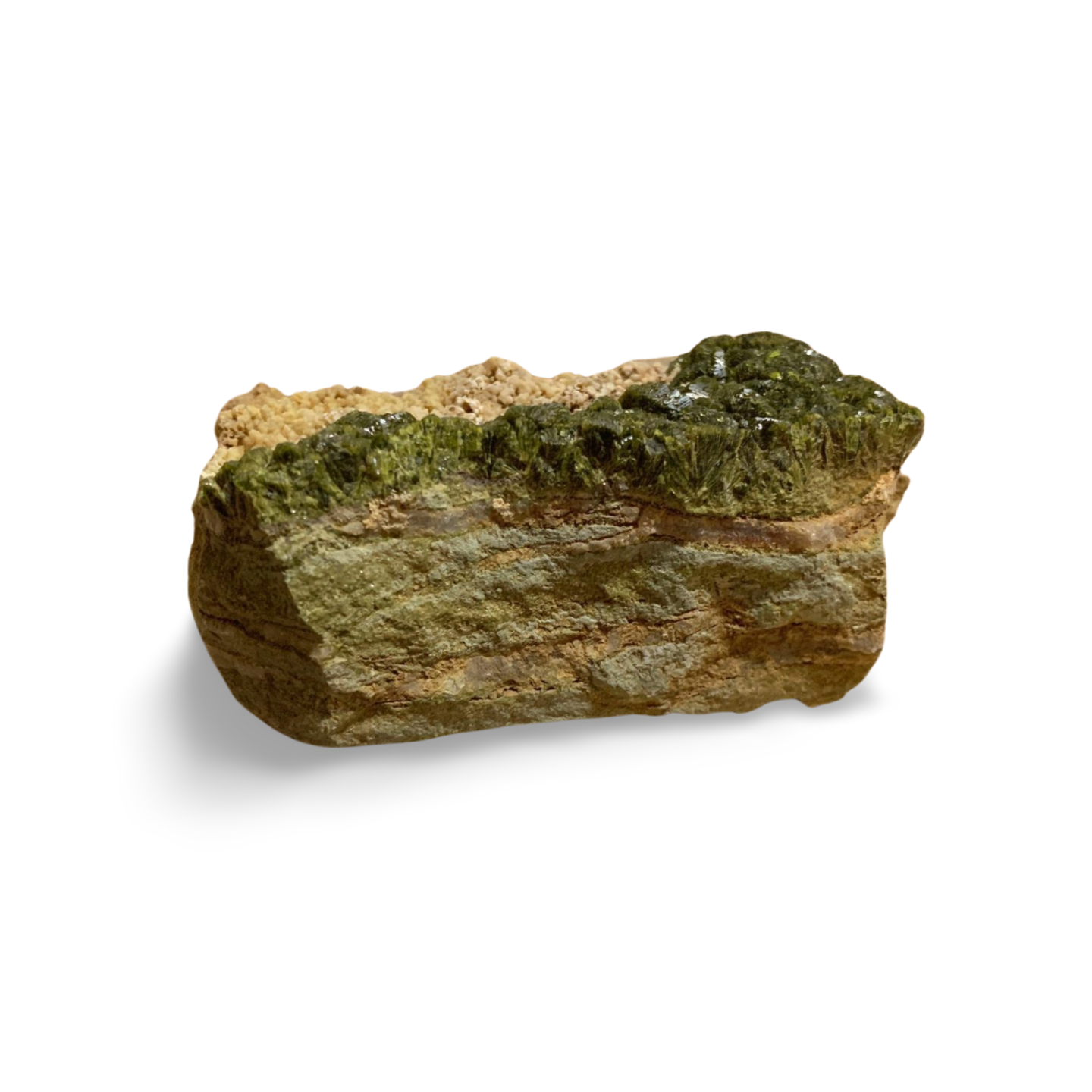 ANATOLIAN EPIDOTE with QUARTZ CLUSTER