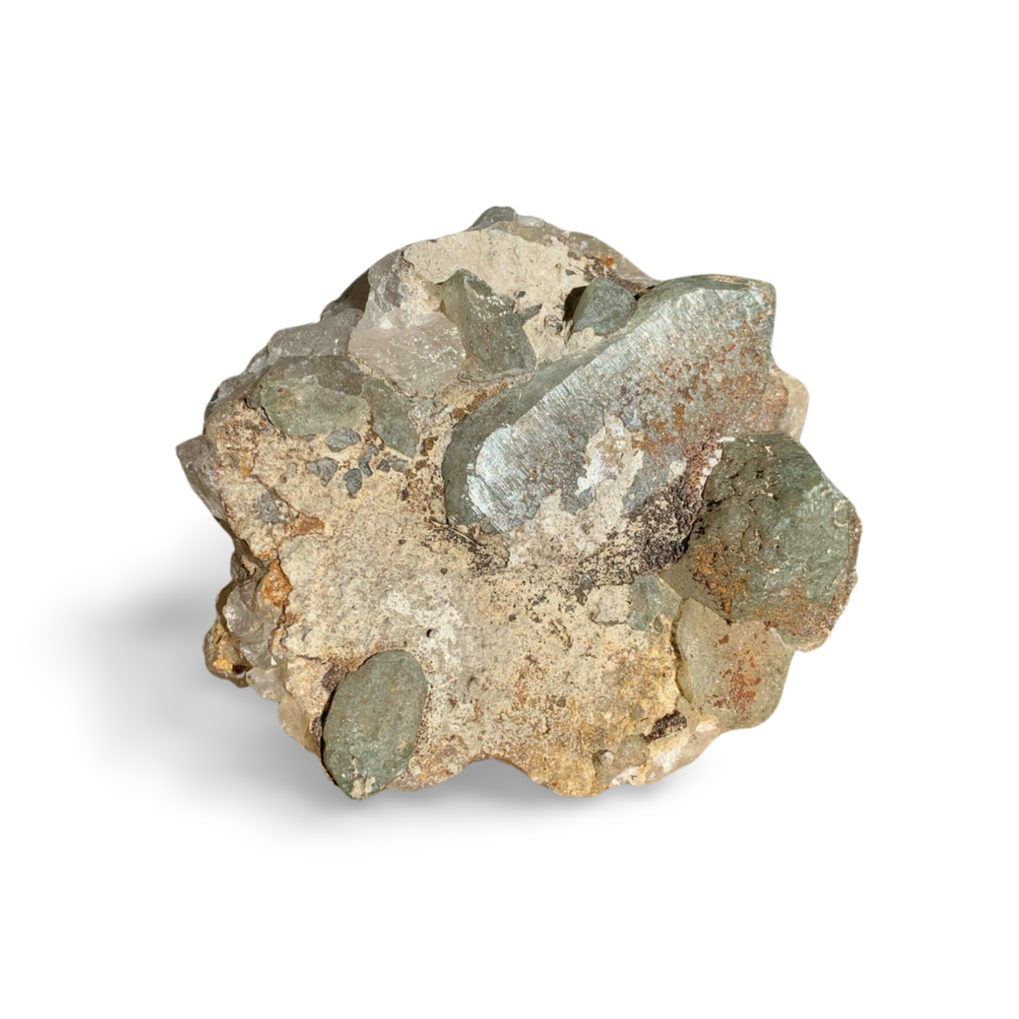 STATEMENT ELESTIAL CHLORITE in QUARTZ CLUSTER