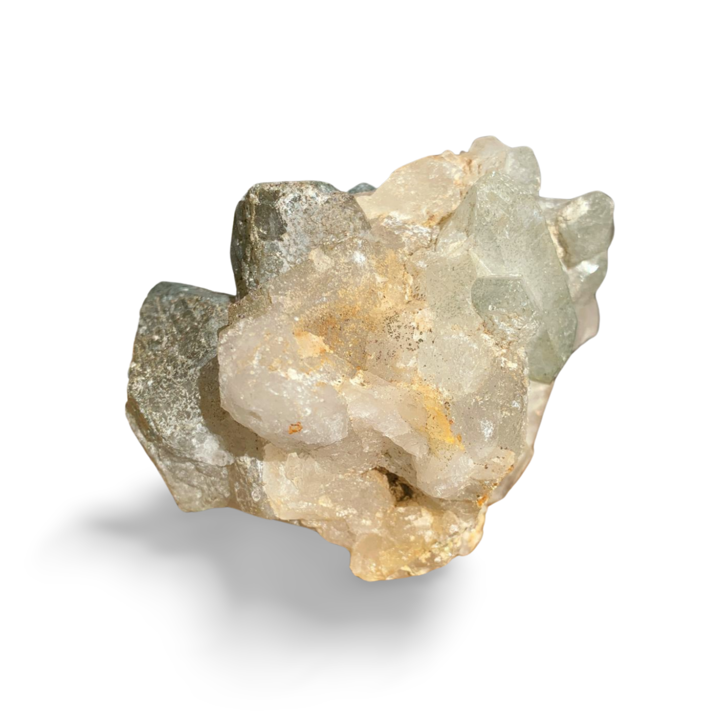 STATEMENT ELESTIAL CHLORITE in QUARTZ CLUSTER