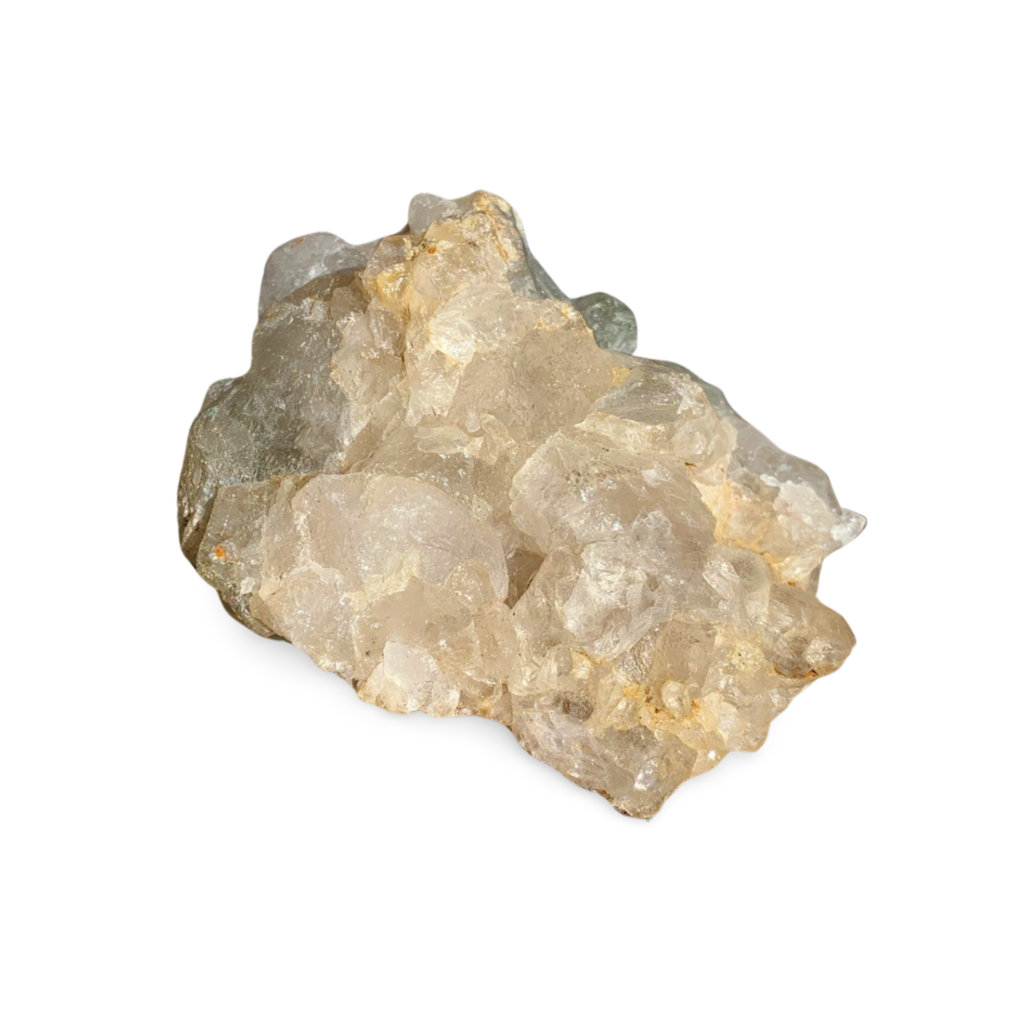 STATEMENT ELESTIAL CHLORITE in QUARTZ CLUSTER