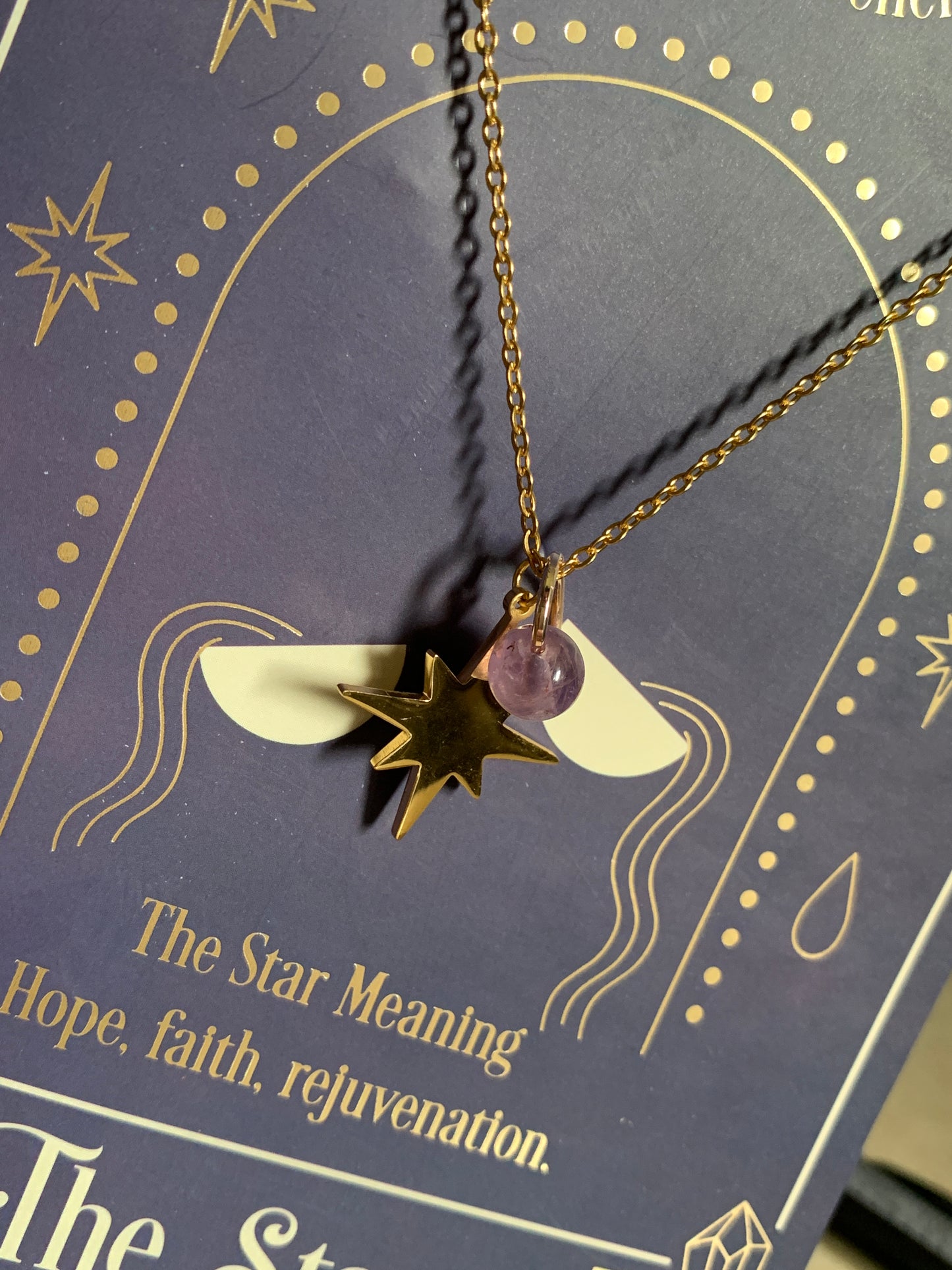 AURALITE 23 HOPE STAR NECKLACE