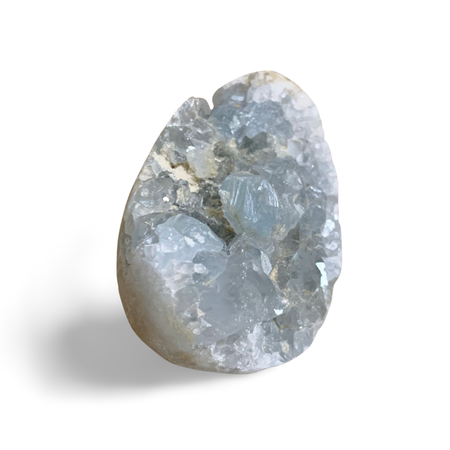 CELESTITE CLUSTER EGG