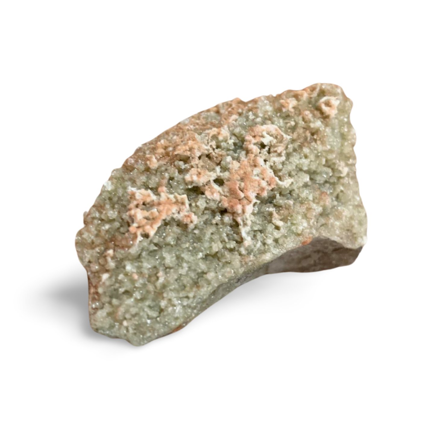 PYROMORPHITE on SMOKY QUARTZ PET ROCK