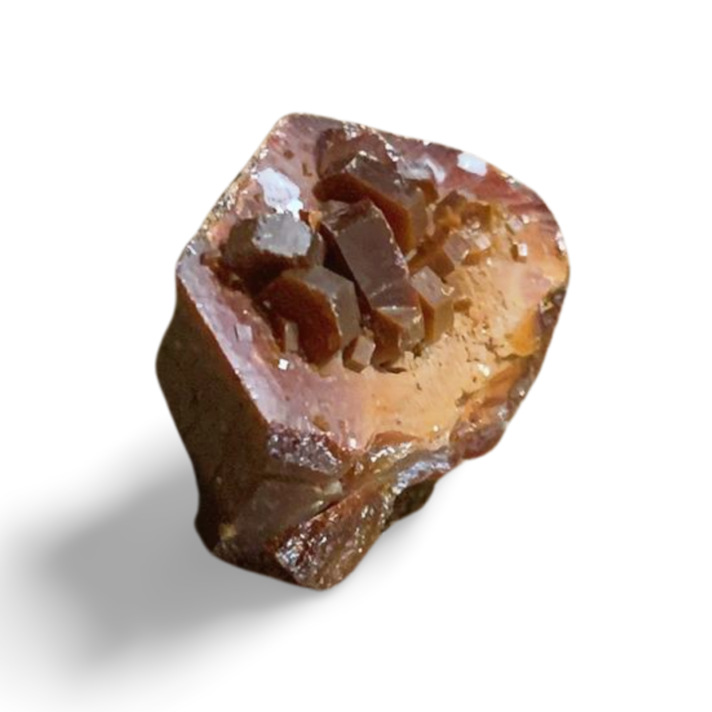 VANADINITE HEXAGONAL CRYSTAL