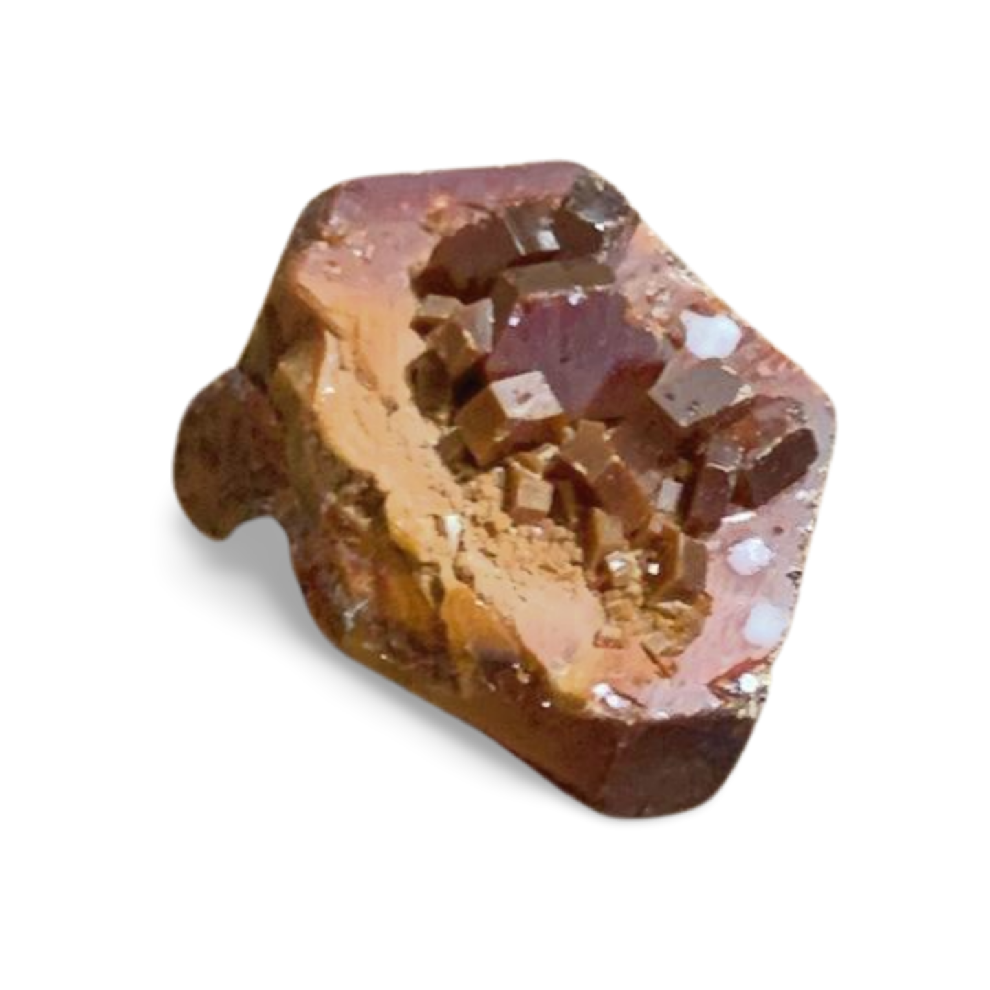 VANADINITE HEXAGONAL CRYSTAL