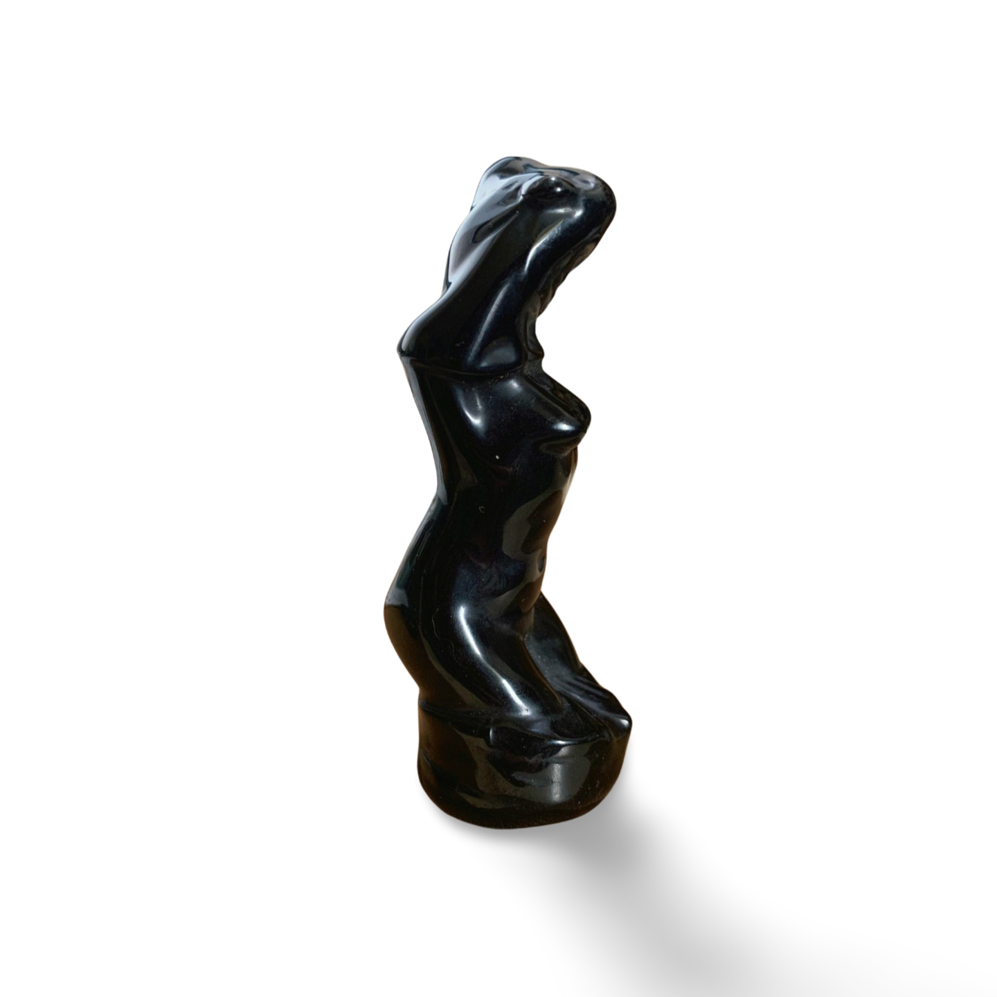 OBSIDIAN NUDE GRECIAN LADY BODY CARVING