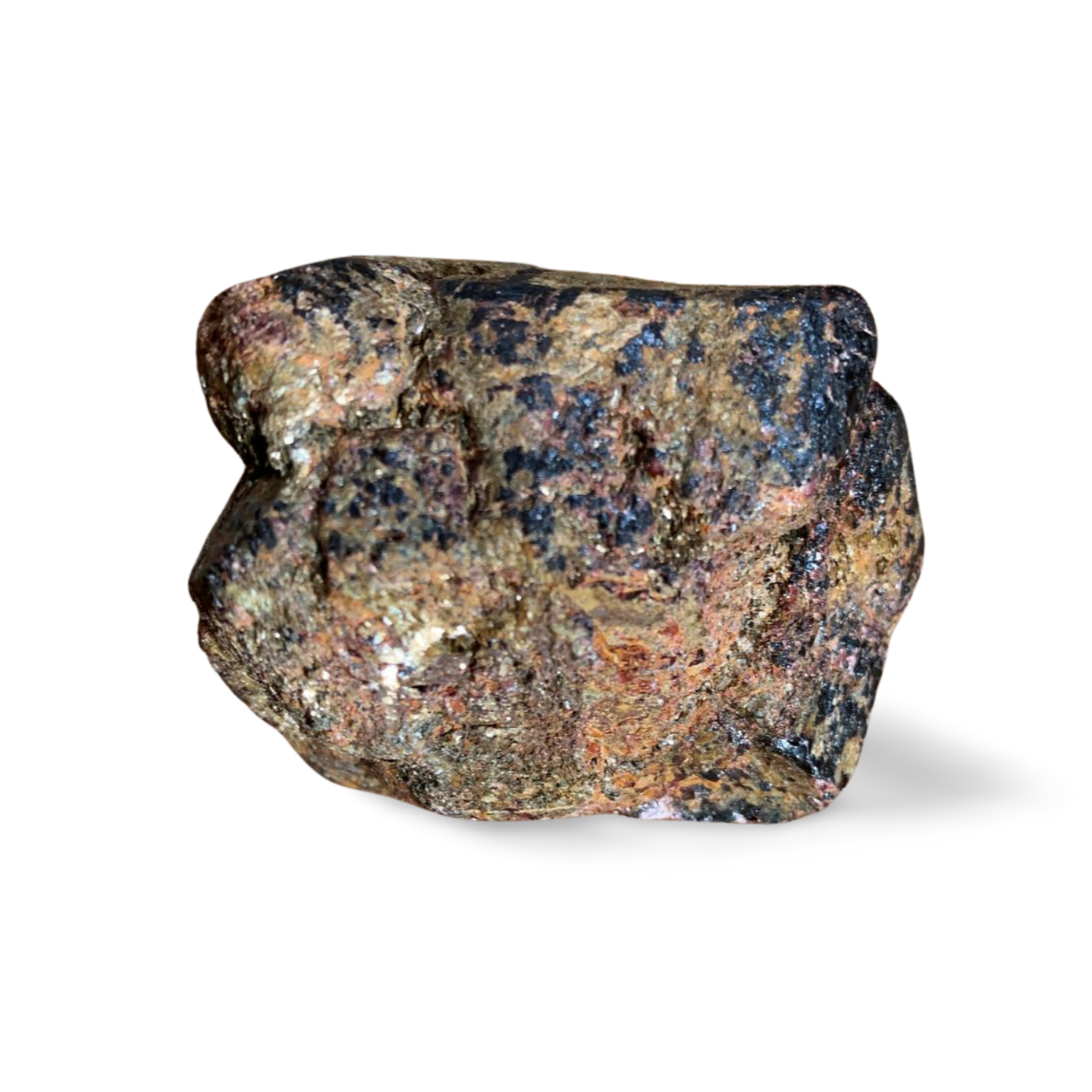 LARGE RHOMBIC TURKISH GARNET with SCHIST