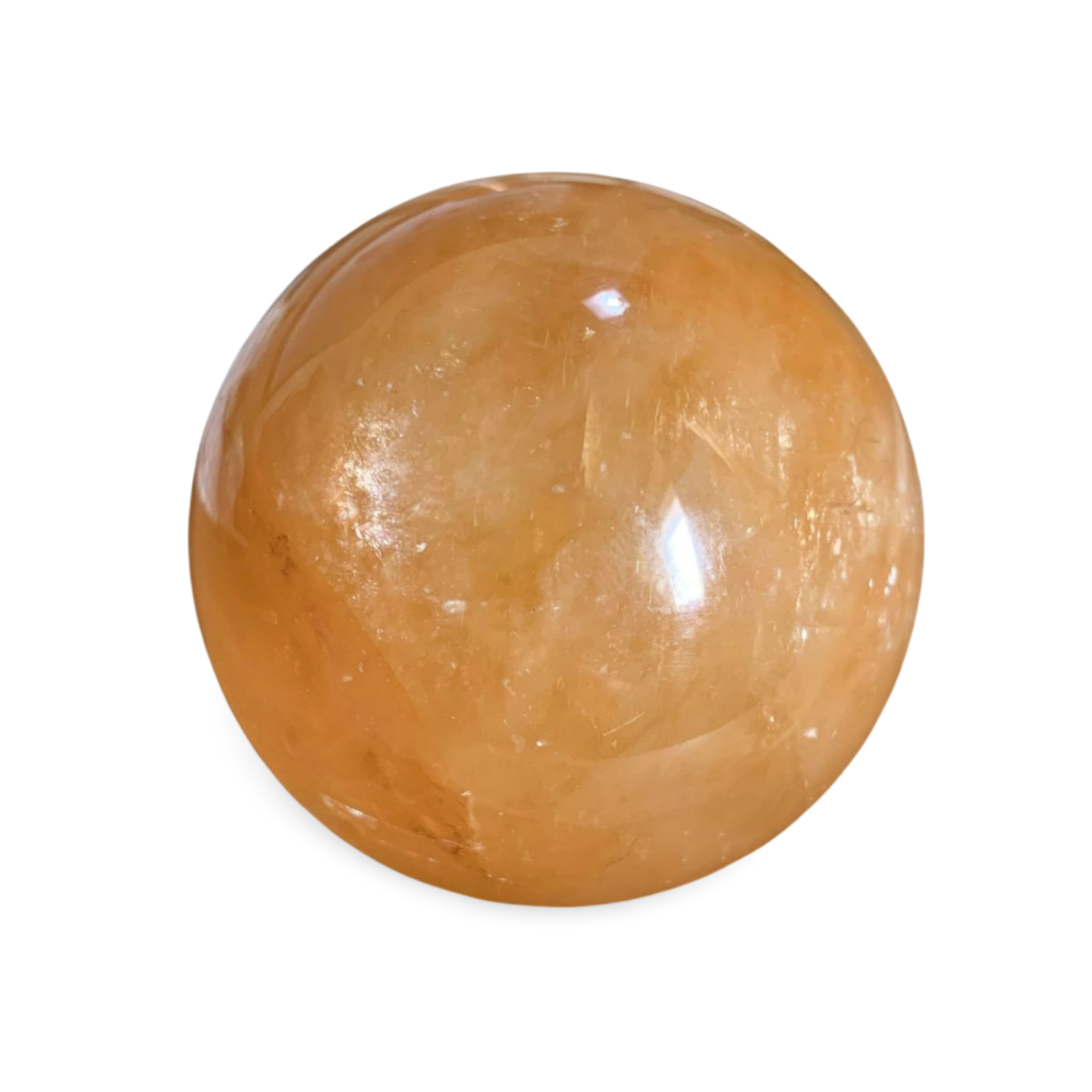 HONEY CALCITE SPHERE 57.9mm