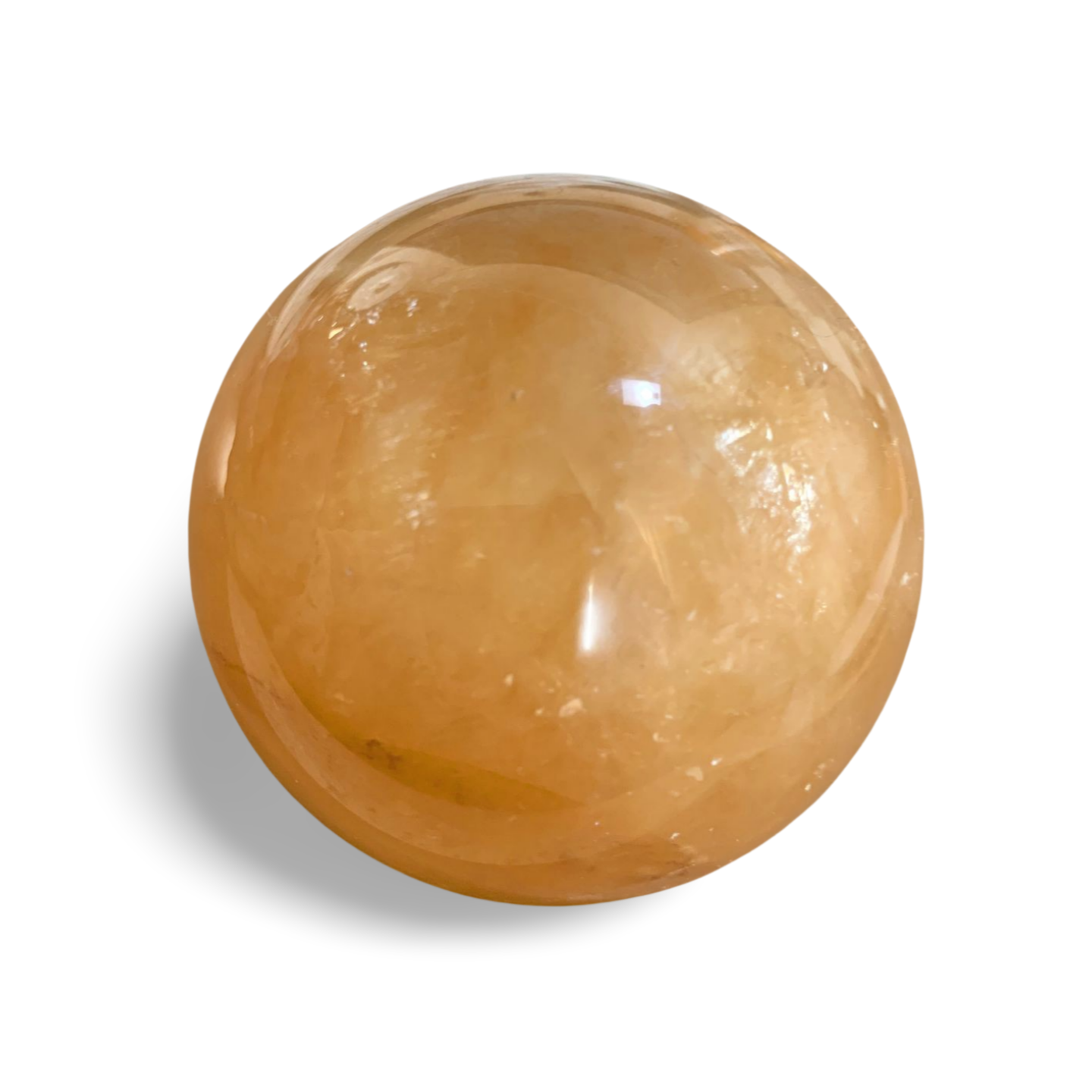 HONEY CALCITE SPHERE 57.9mm