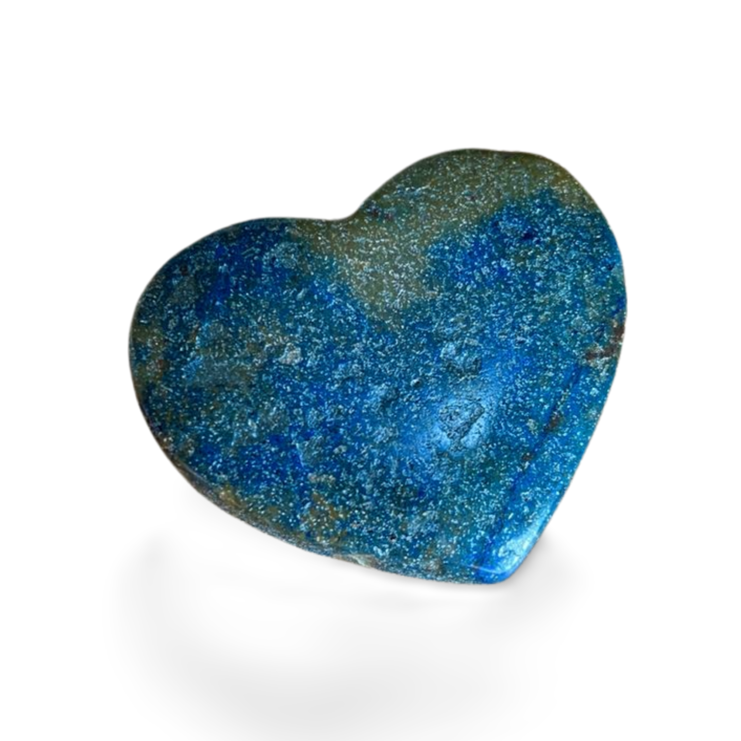 AZURITE, CHRYSOCOLLA & CUPRITE HEART