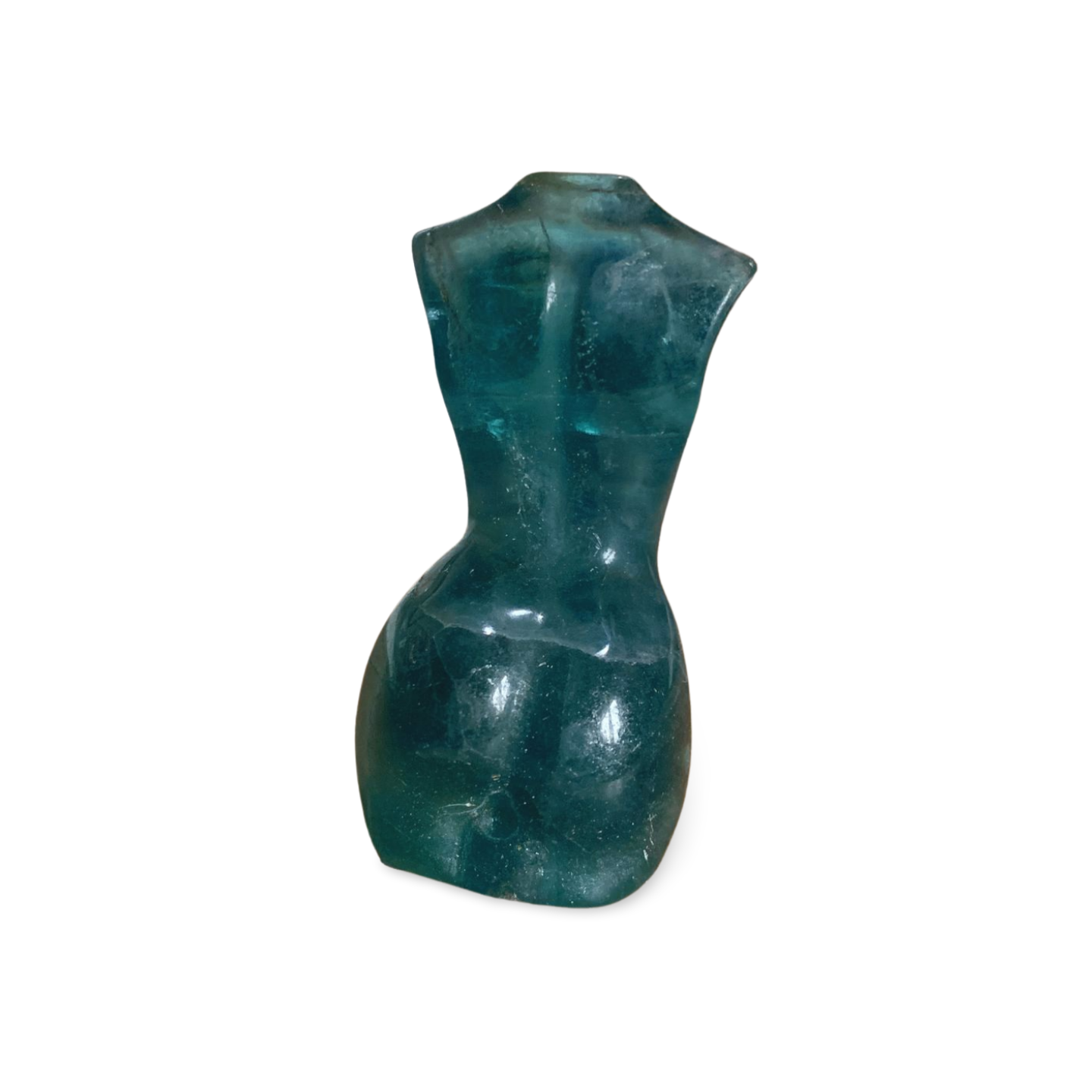 BLUE GREEN FLUORITE SNAKE NUDE LADY BODY