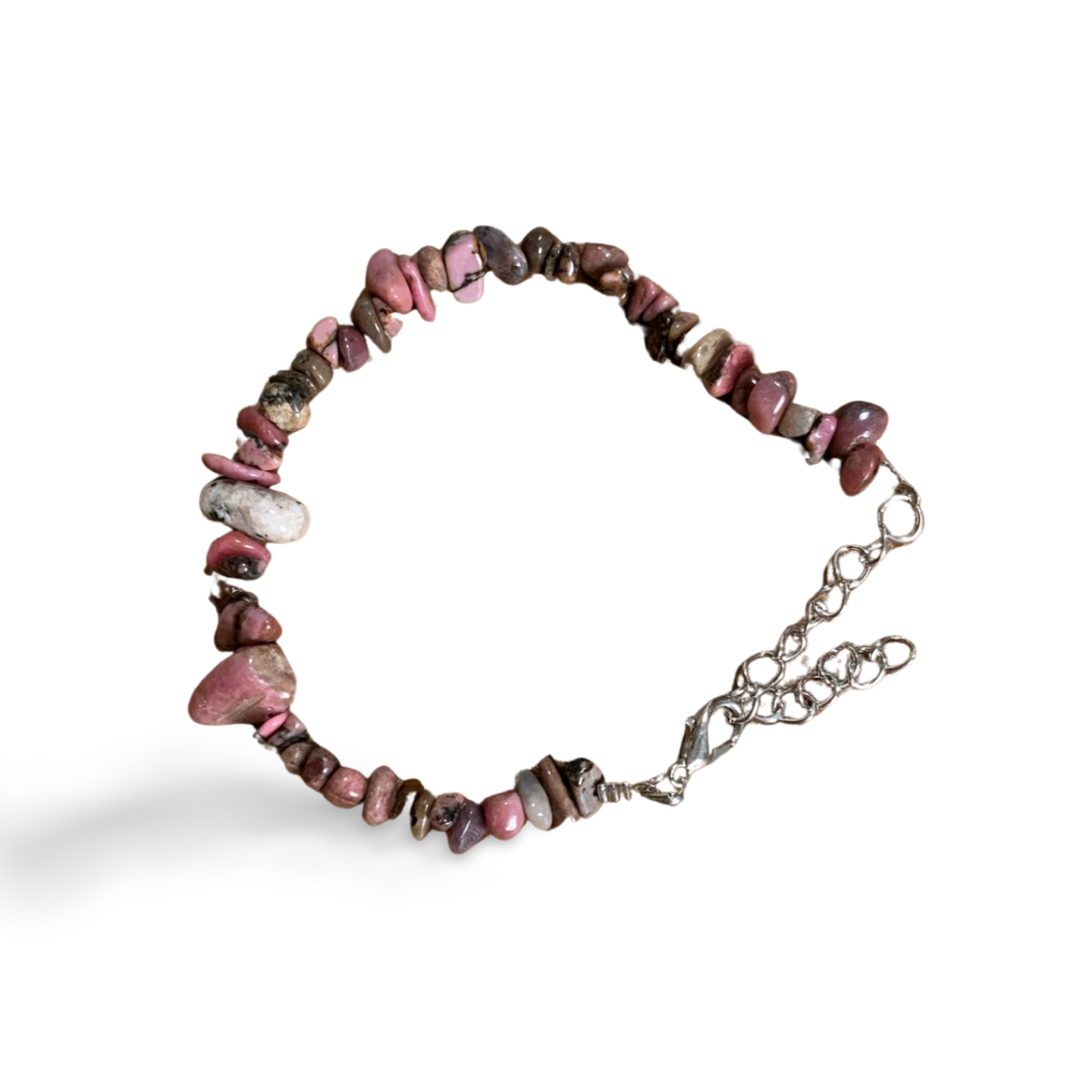 RHODONITE CHIP BRACELET