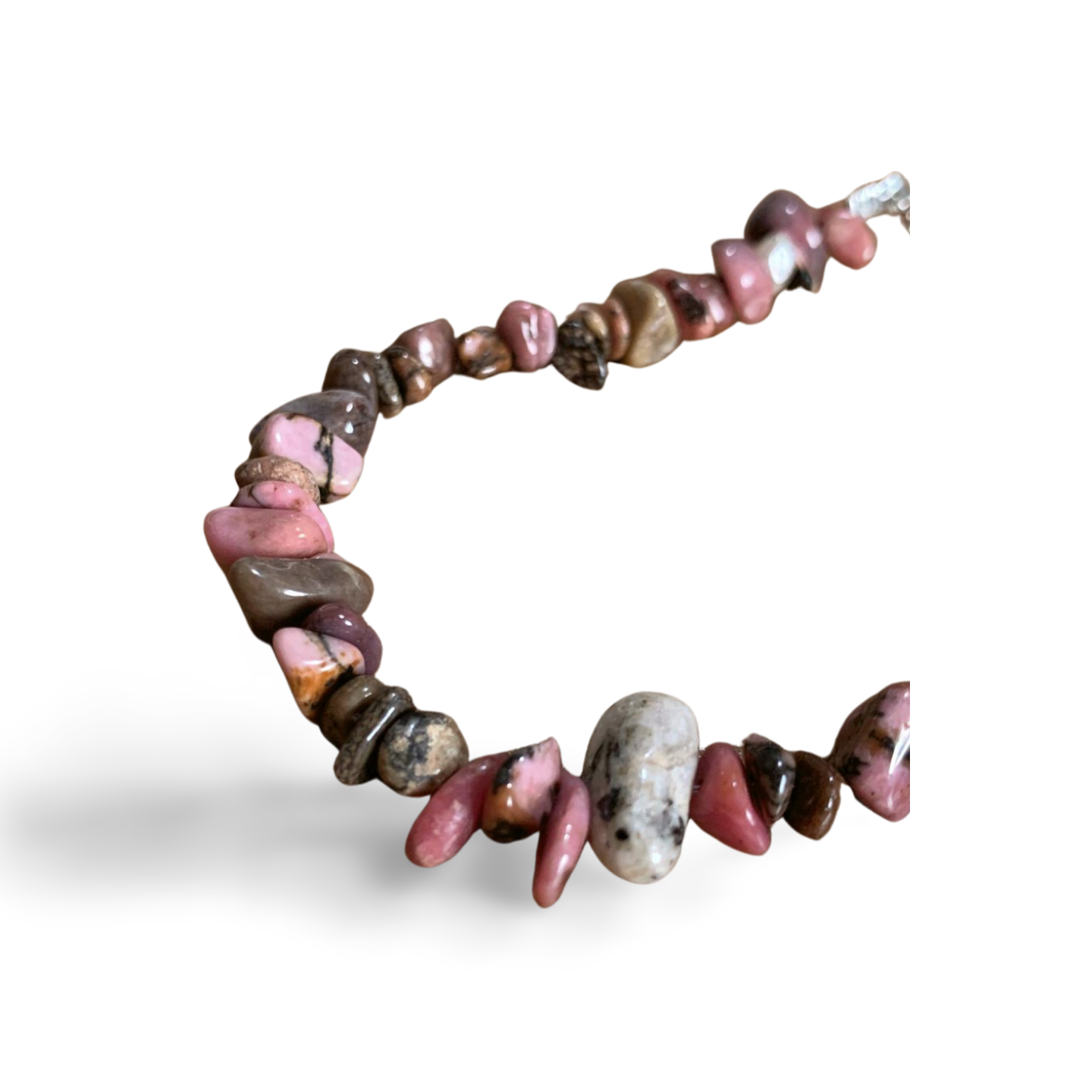 RHODONITE CHIP BRACELET