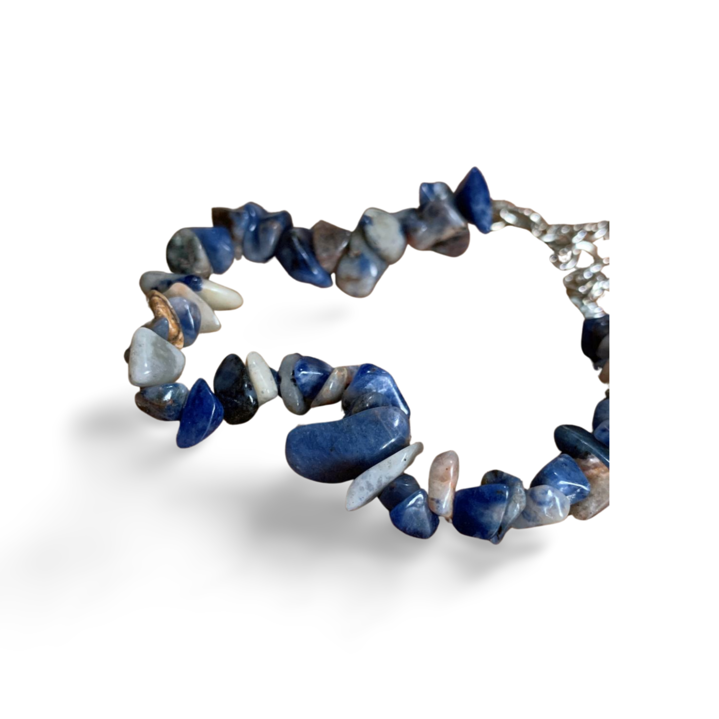 SUNSET SODALITE CHIP BRACELET