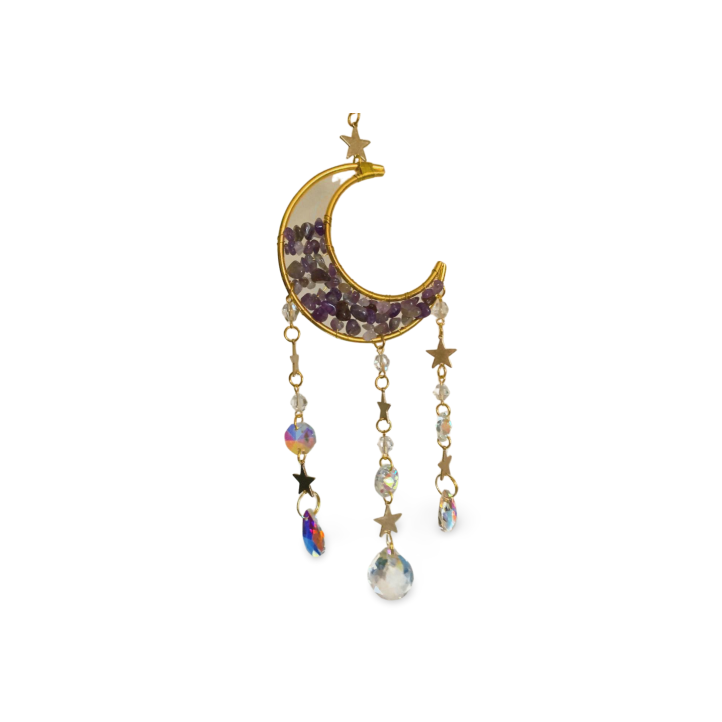 AMETHYST MOON SUN CATCHER