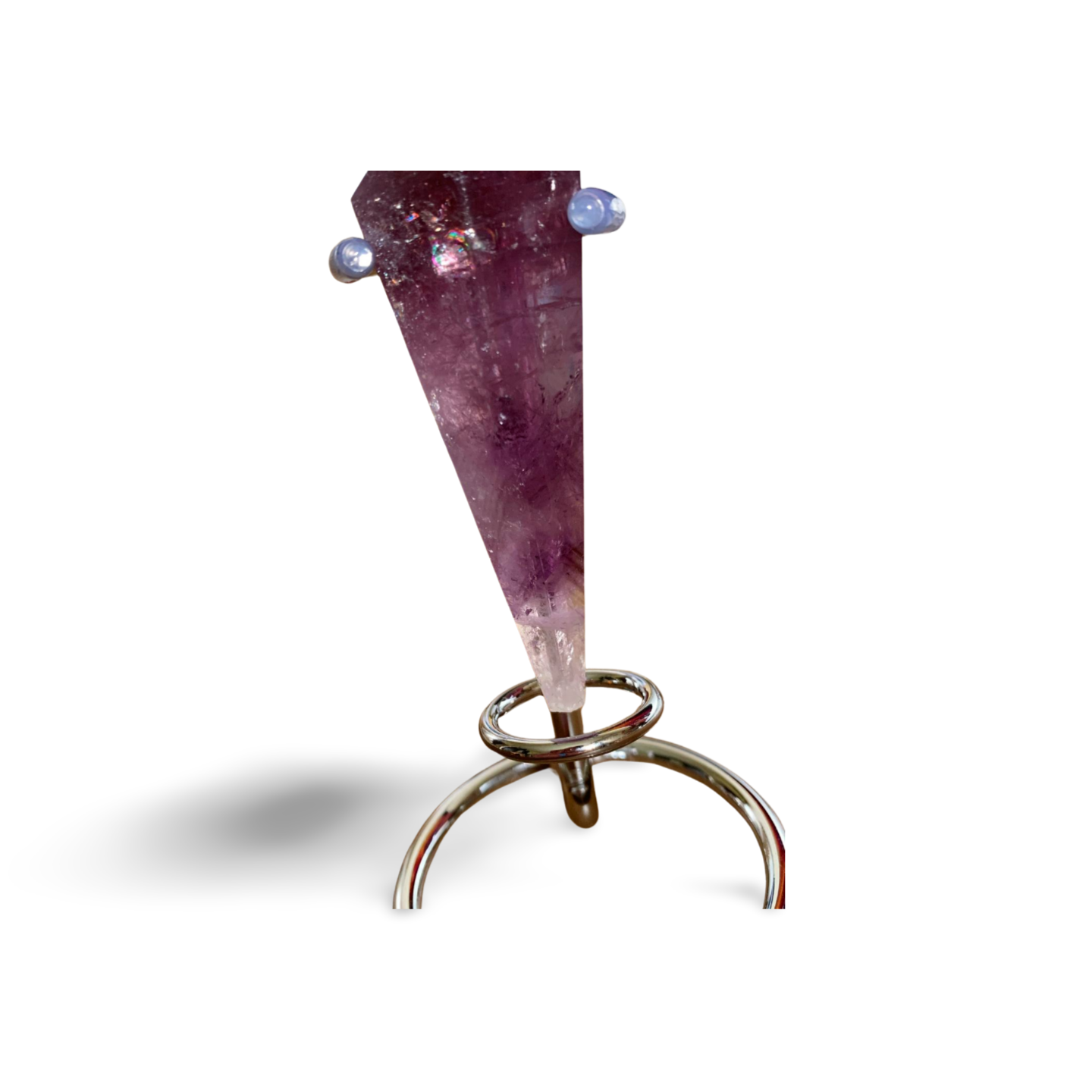 HIGH GRADE PHANTOM AMETHYST WAND on STAND