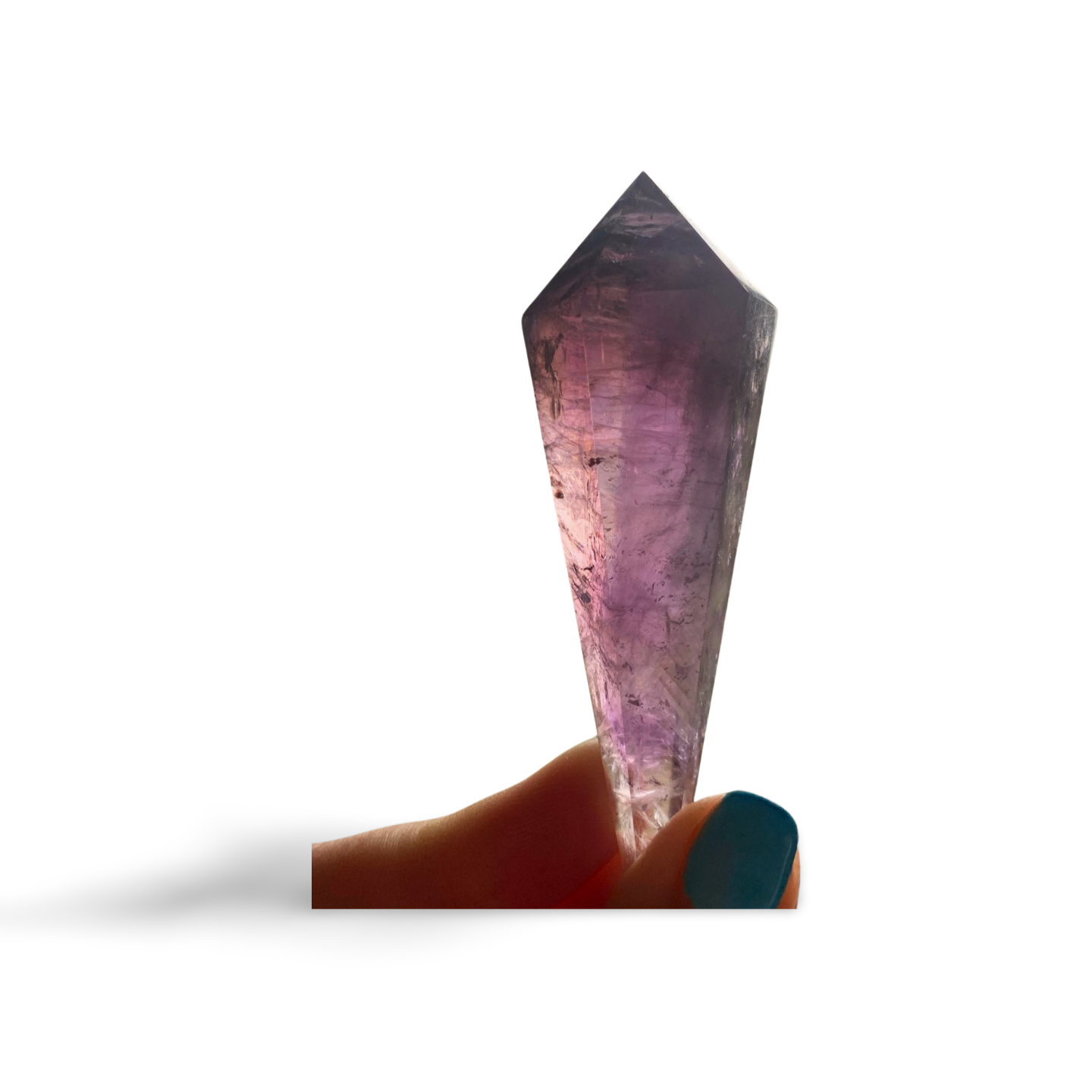 HIGH GRADE PHANTOM AMETHYST WAND on STAND