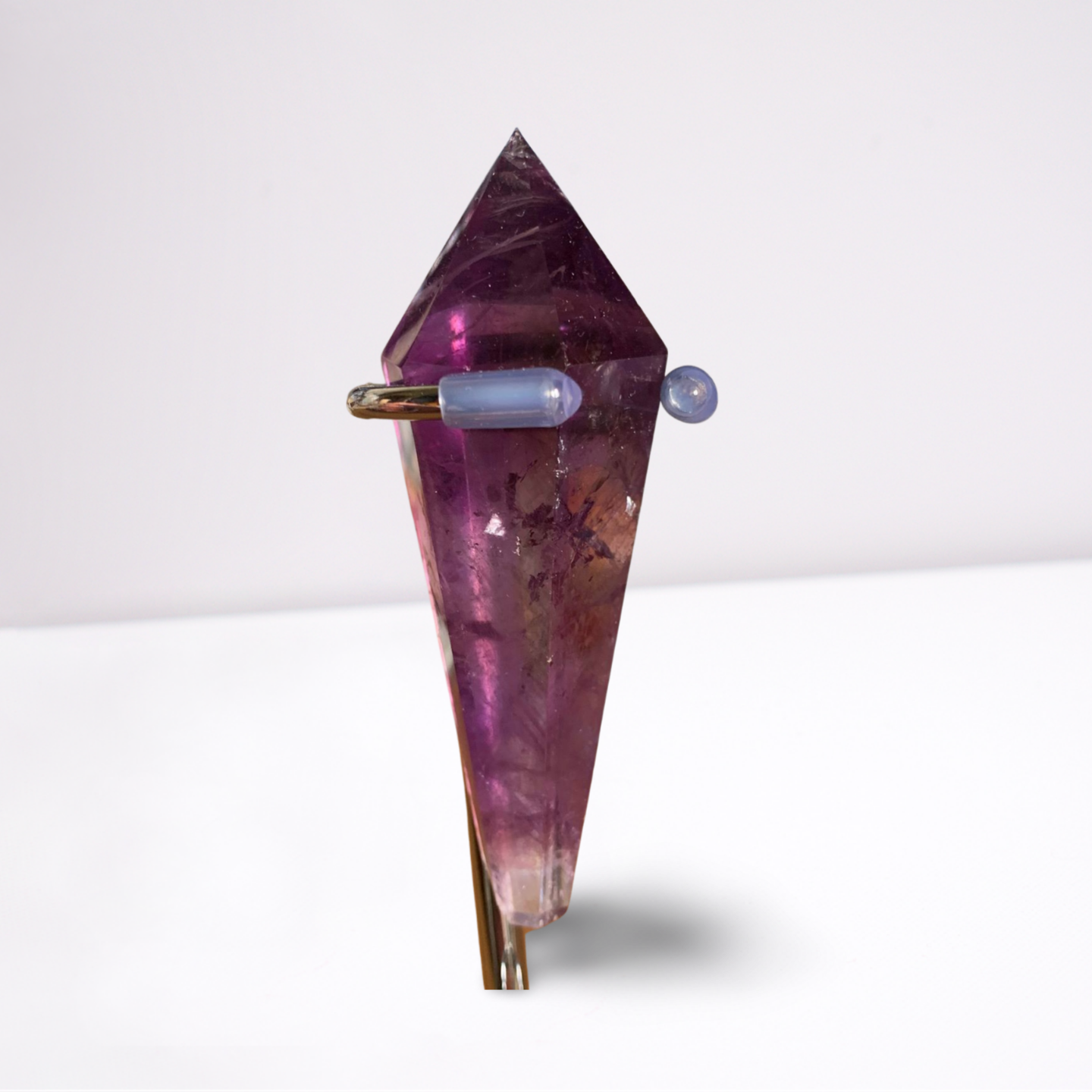 HIGH GRADE PHANTOM AMETHYST WAND on STAND