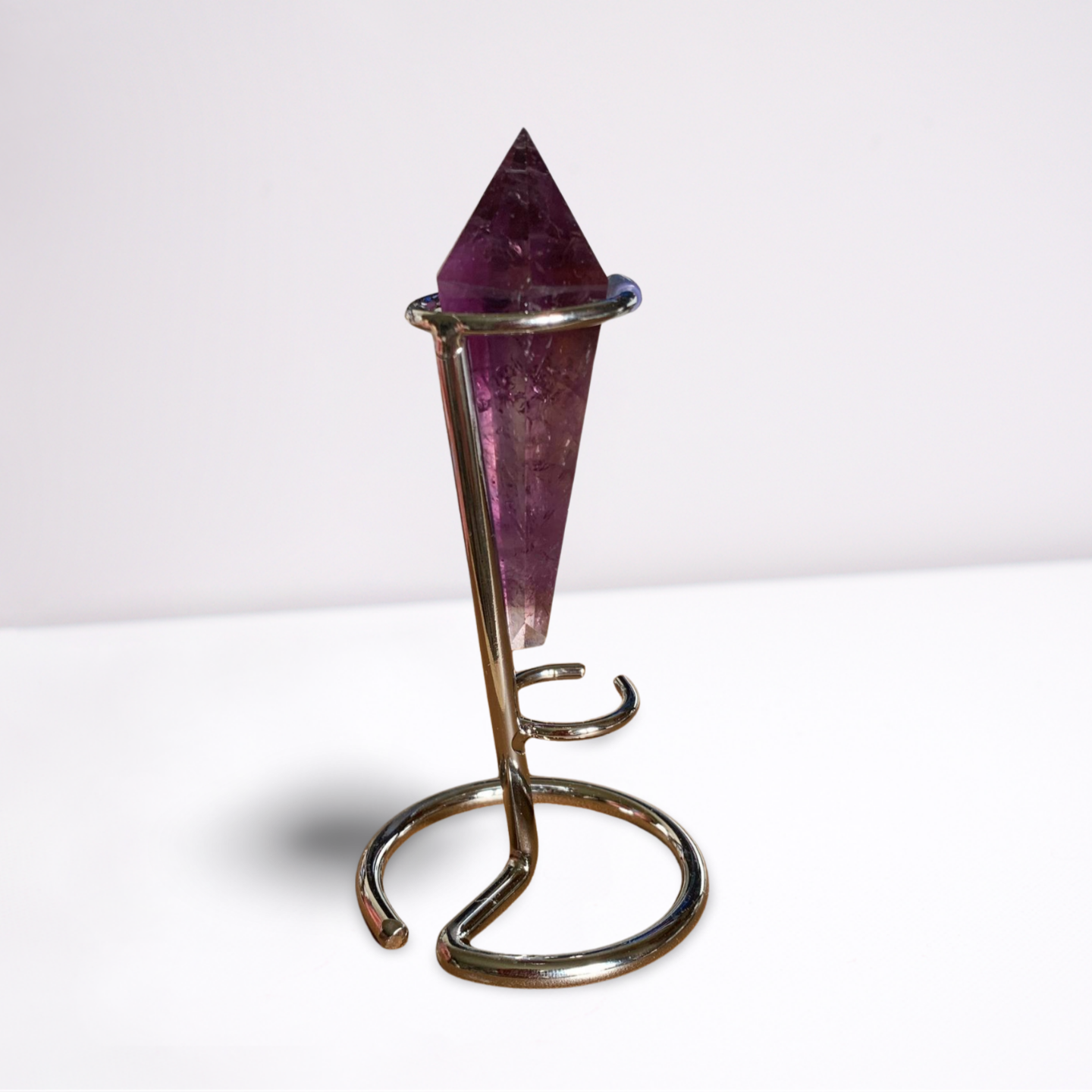 HIGH GRADE PHANTOM AMETHYST WAND on STAND