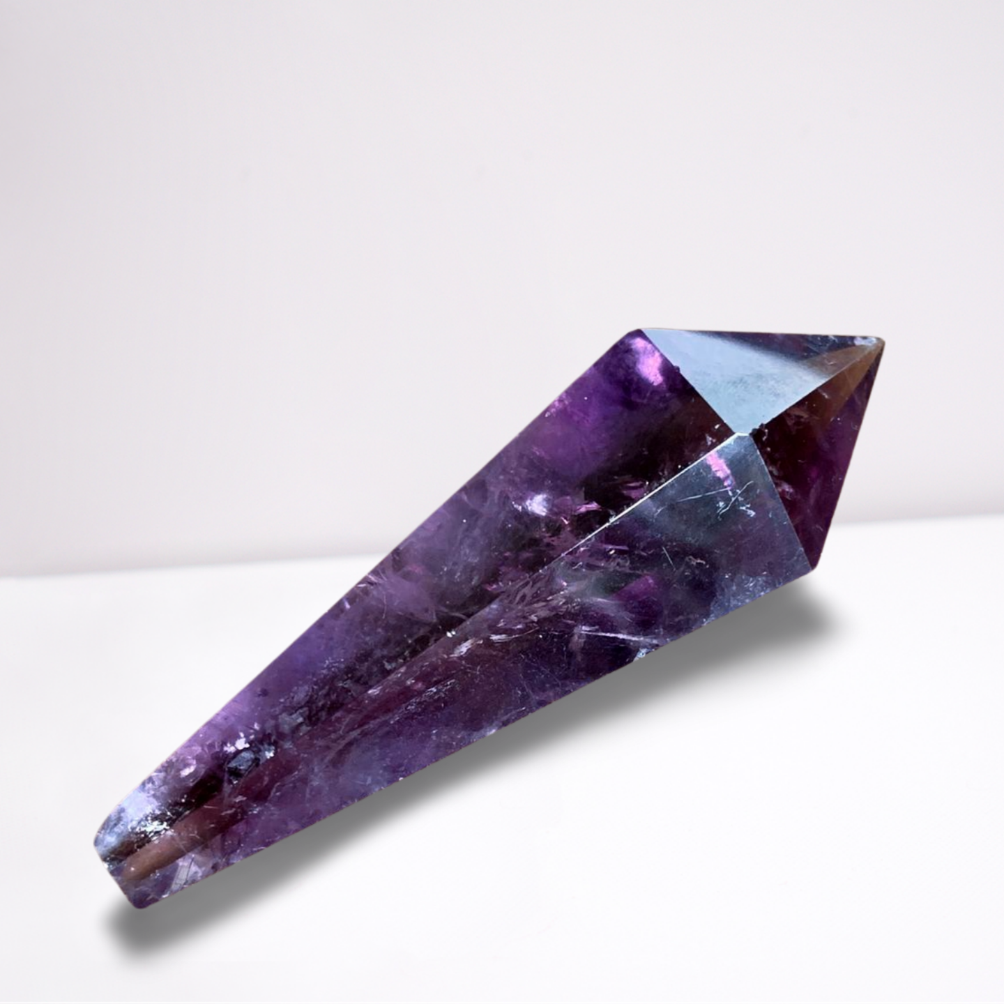 HIGH GRADE PHANTOM AMETHYST WAND on STAND