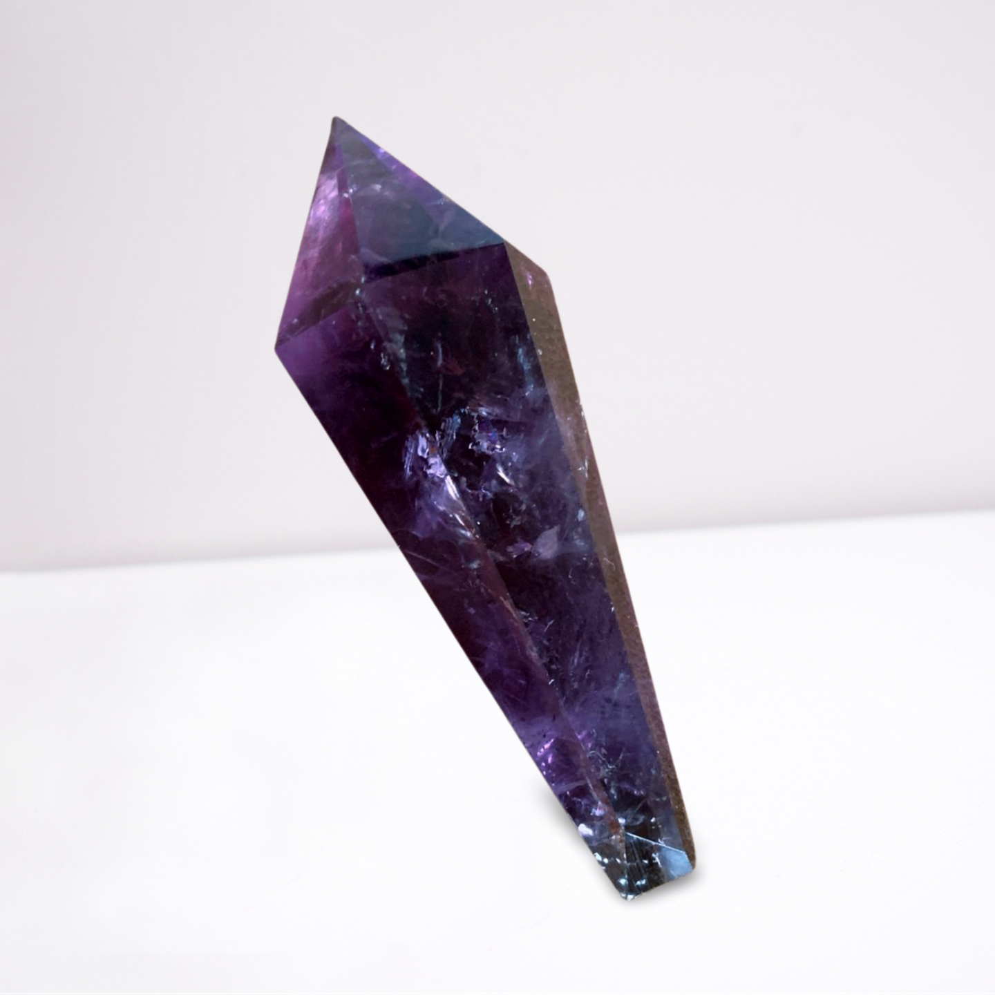 HIGH GRADE PHANTOM AMETHYST WAND on STAND