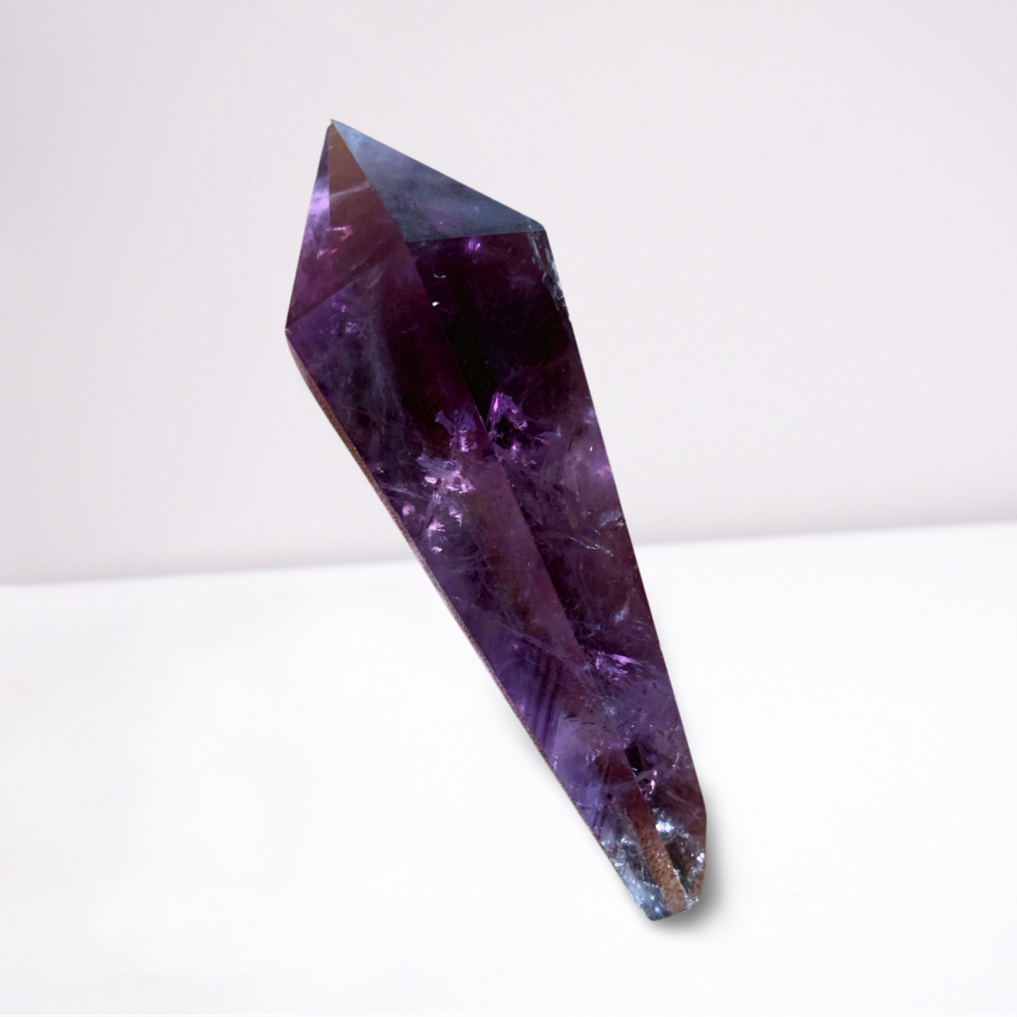 HIGH GRADE PHANTOM AMETHYST WAND on STAND