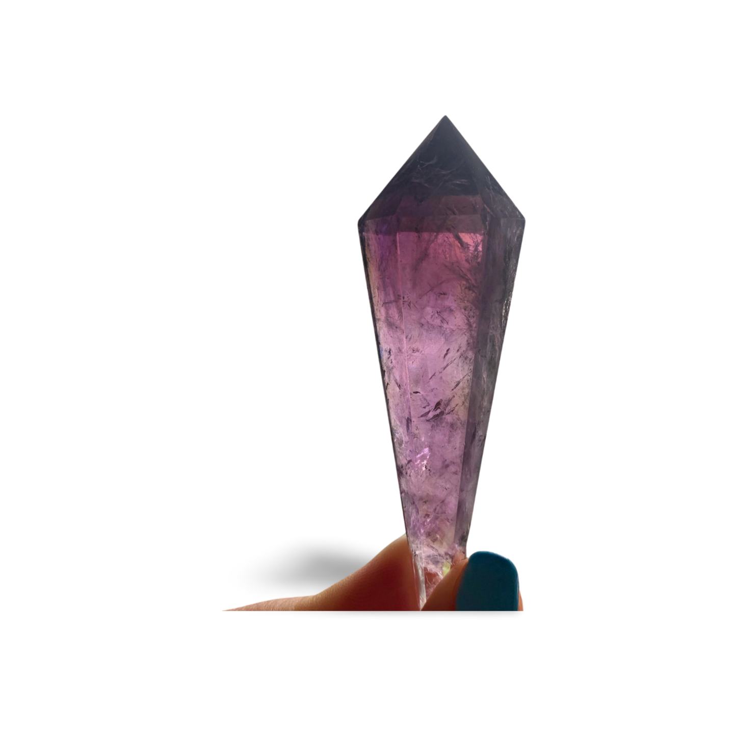 HIGH GRADE PHANTOM AMETHYST WAND on STAND